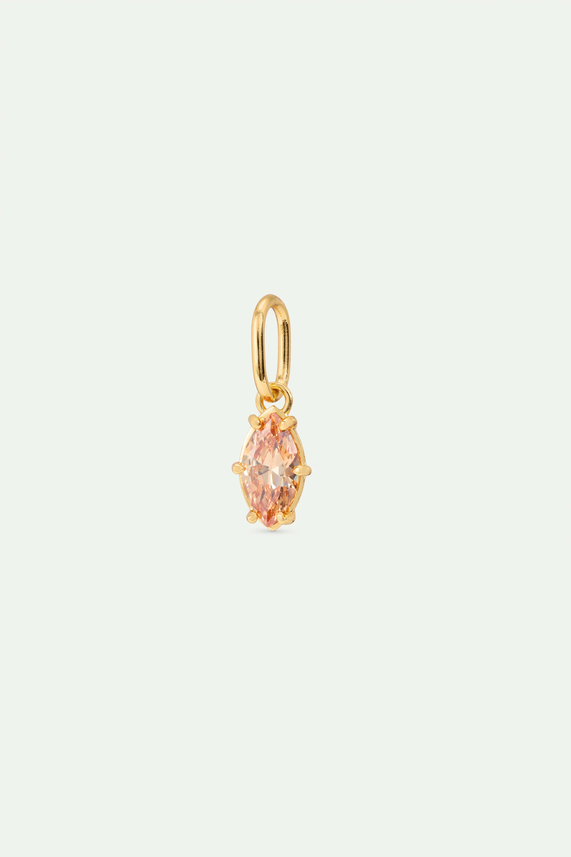 Apricot Orange Stone Pendant - Openness and Harmony