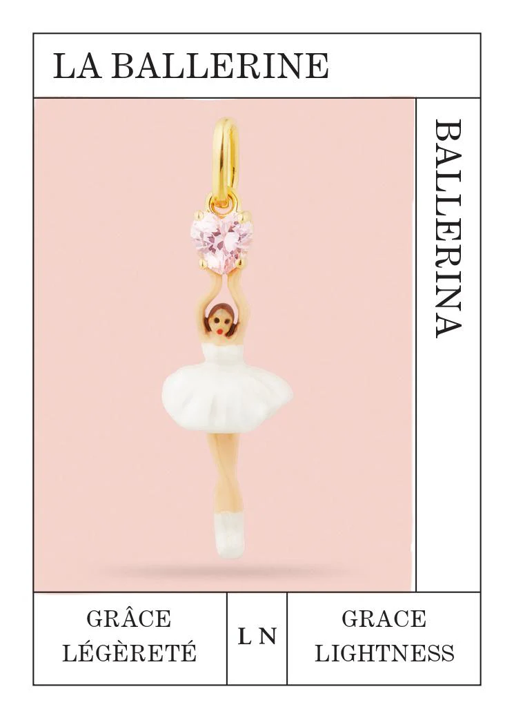 Ballerina and Cut Stone Pendant - Image 4