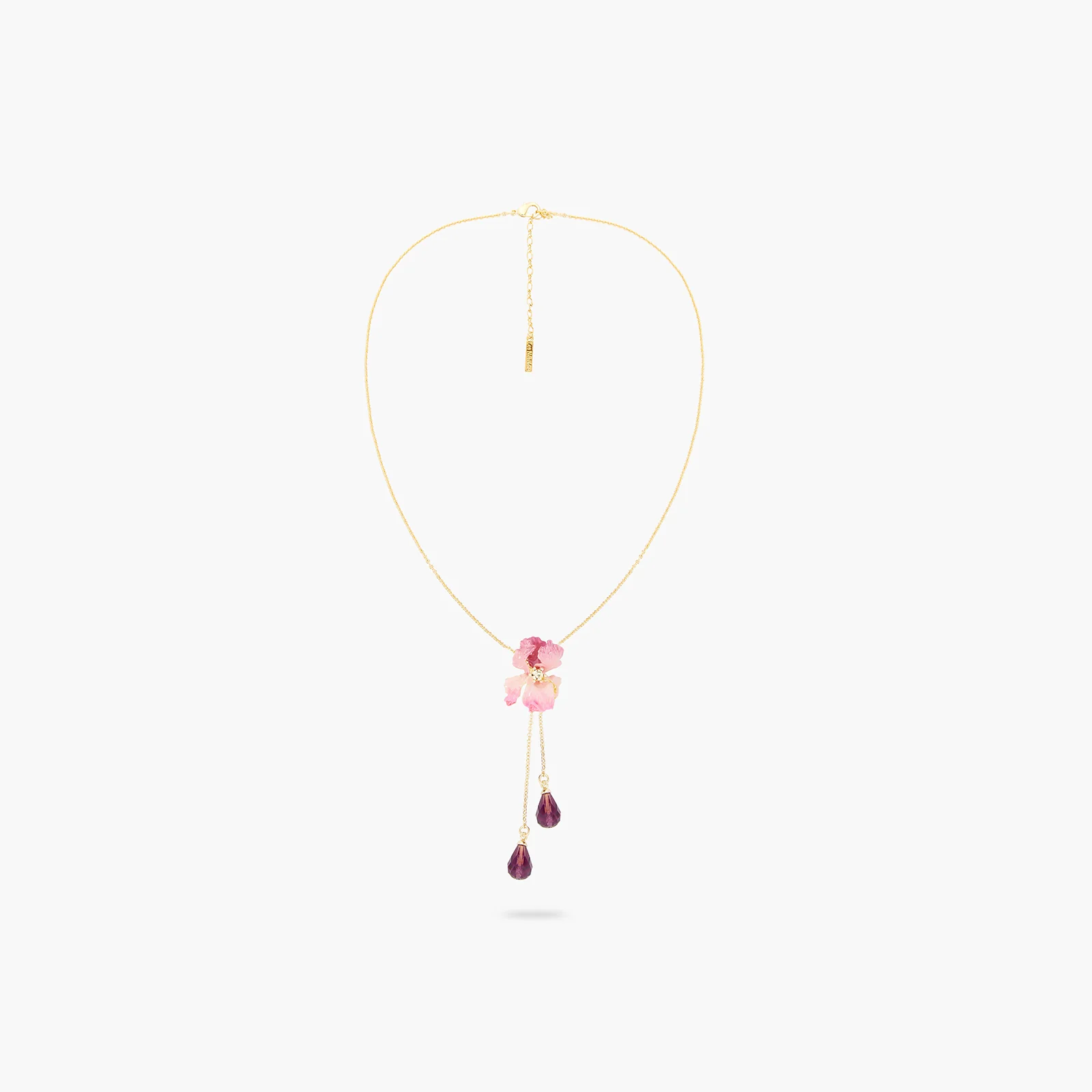 ✨USA EXCLUSIVE✨ Bearded Iris Pendant Necklace - Image 3