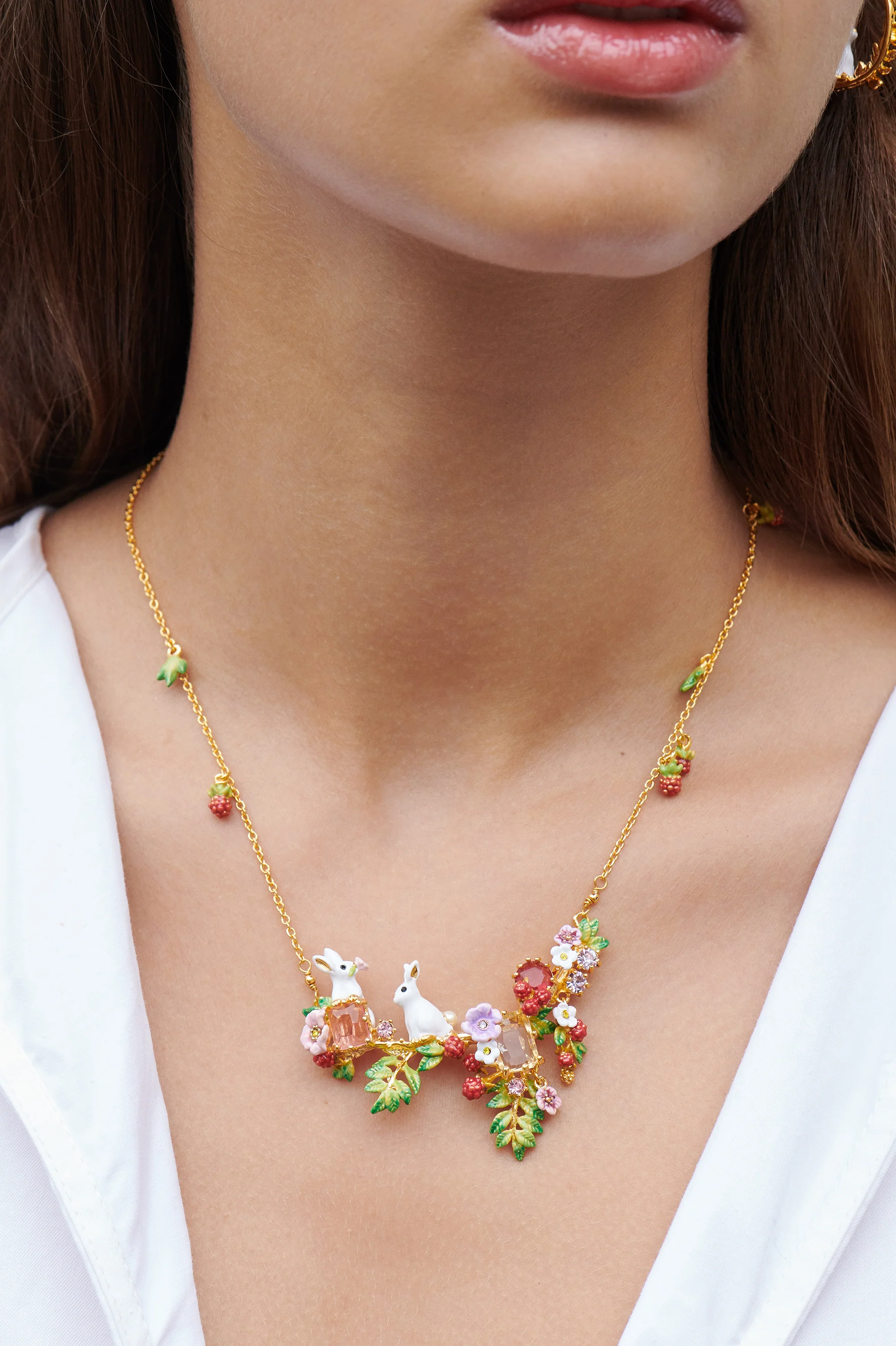 Enchanted Encounter Bunny Collar Necklace - Image 3