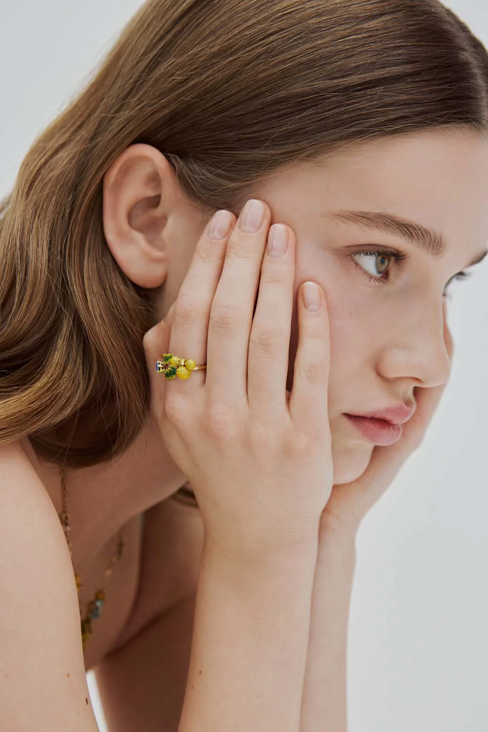 Gardens In Provence Mimosa Adjustable Ring - Image 3