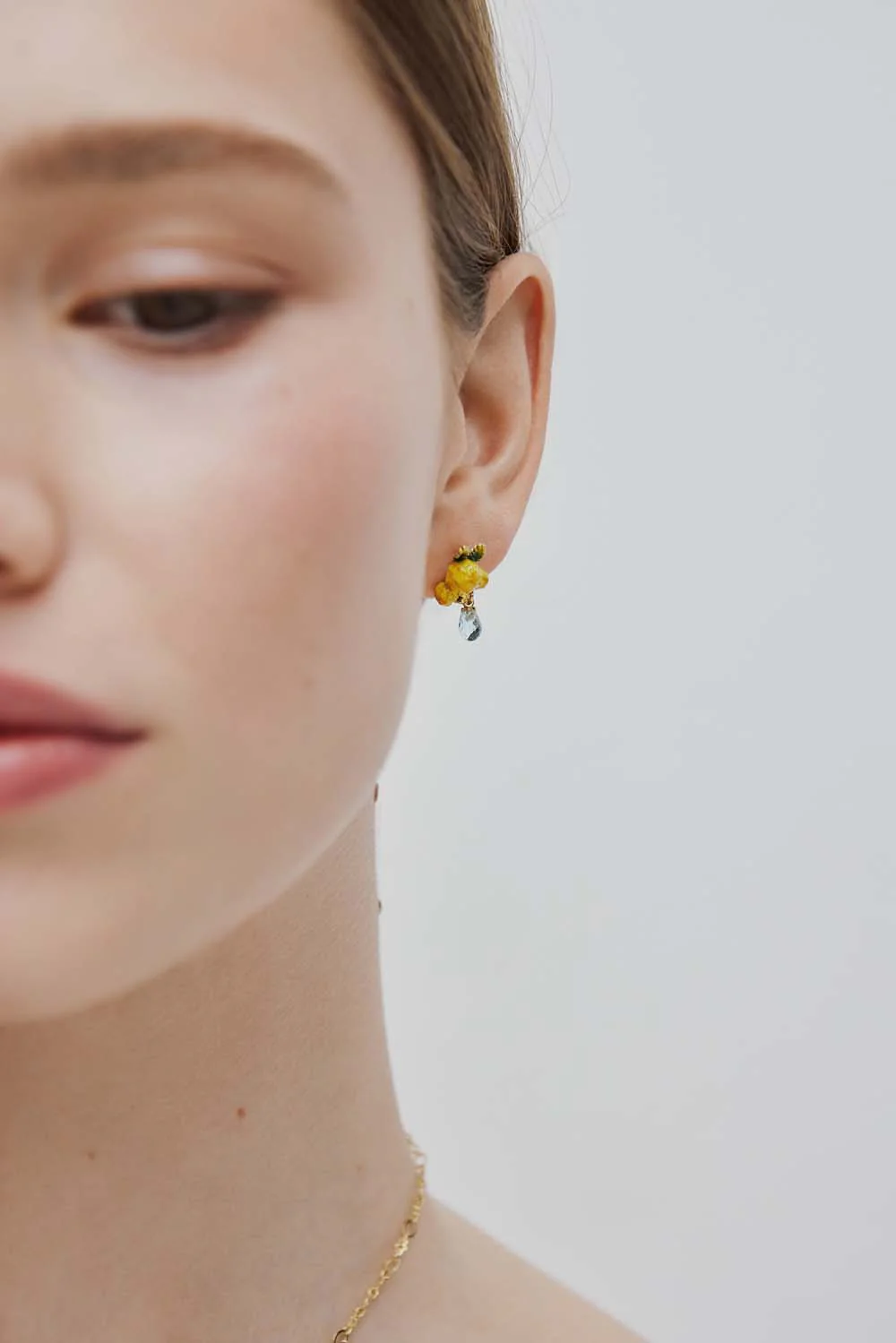 Gardens In Provence Mimosa Drop Earrings - Image 3