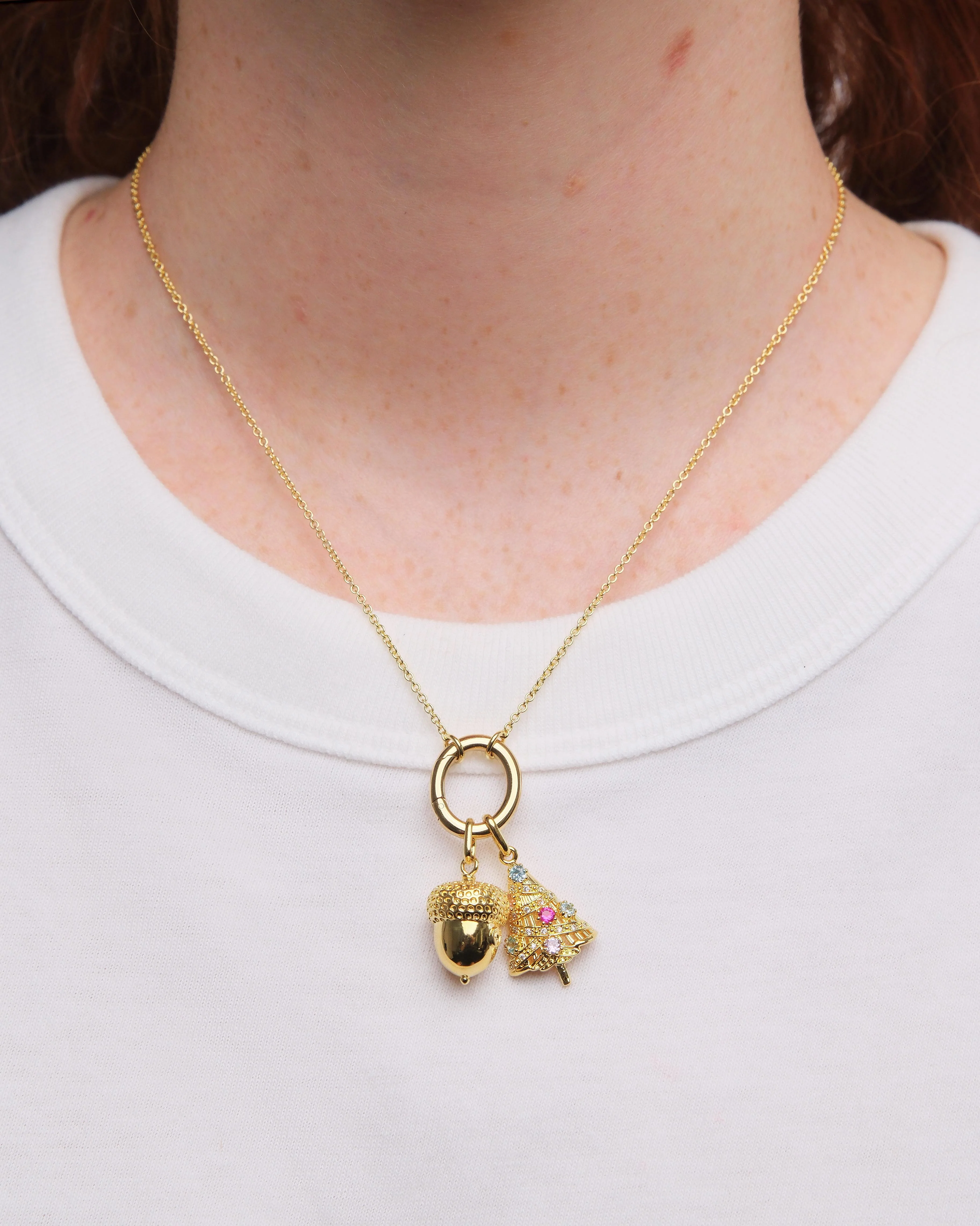 Golden Acorn Pendant - Image 3