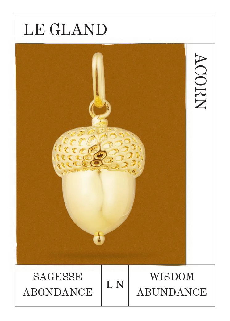 Golden Acorn Pendant - Image 4