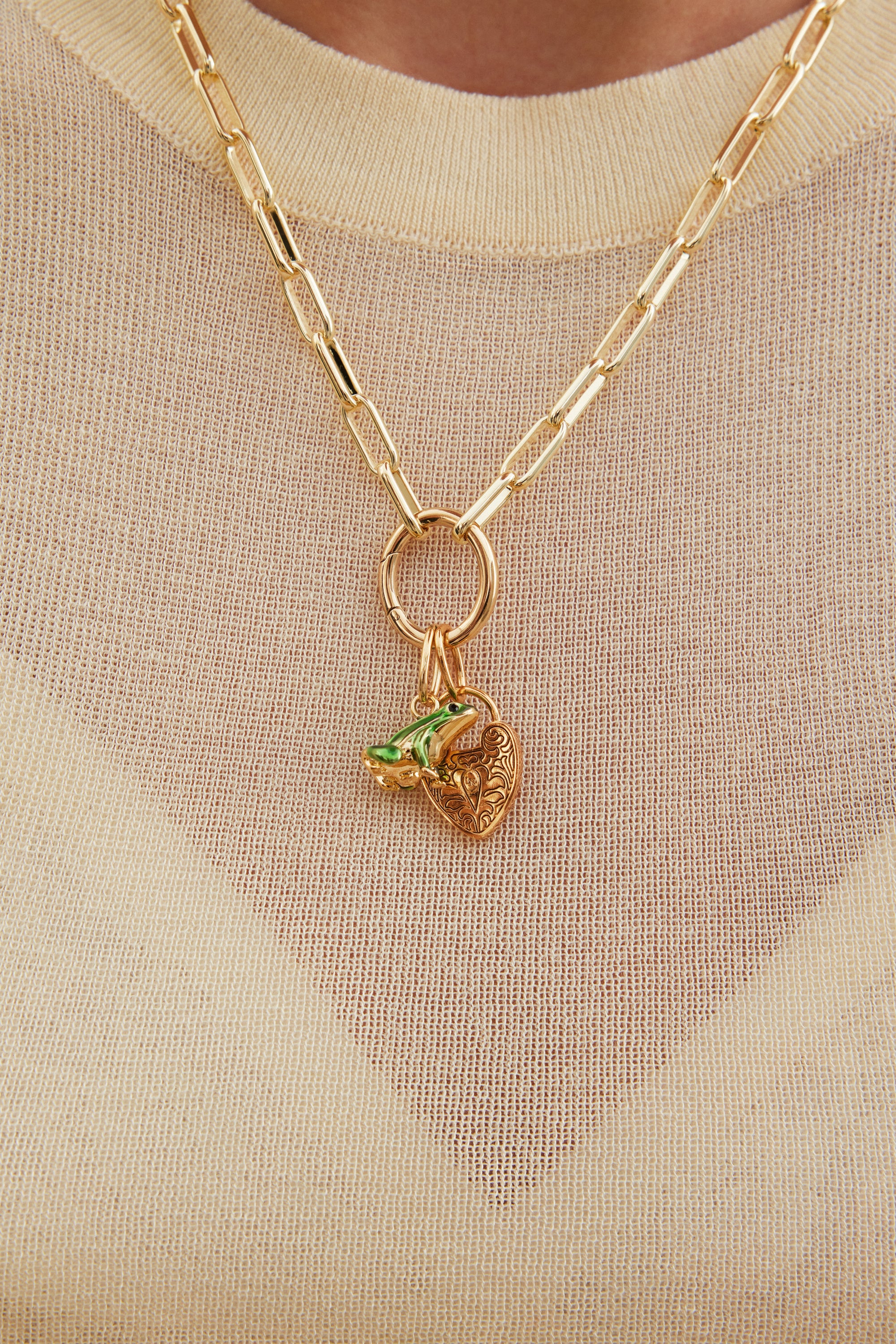 Heart Padlock Pendant "Passion and Devotion" - Image 2