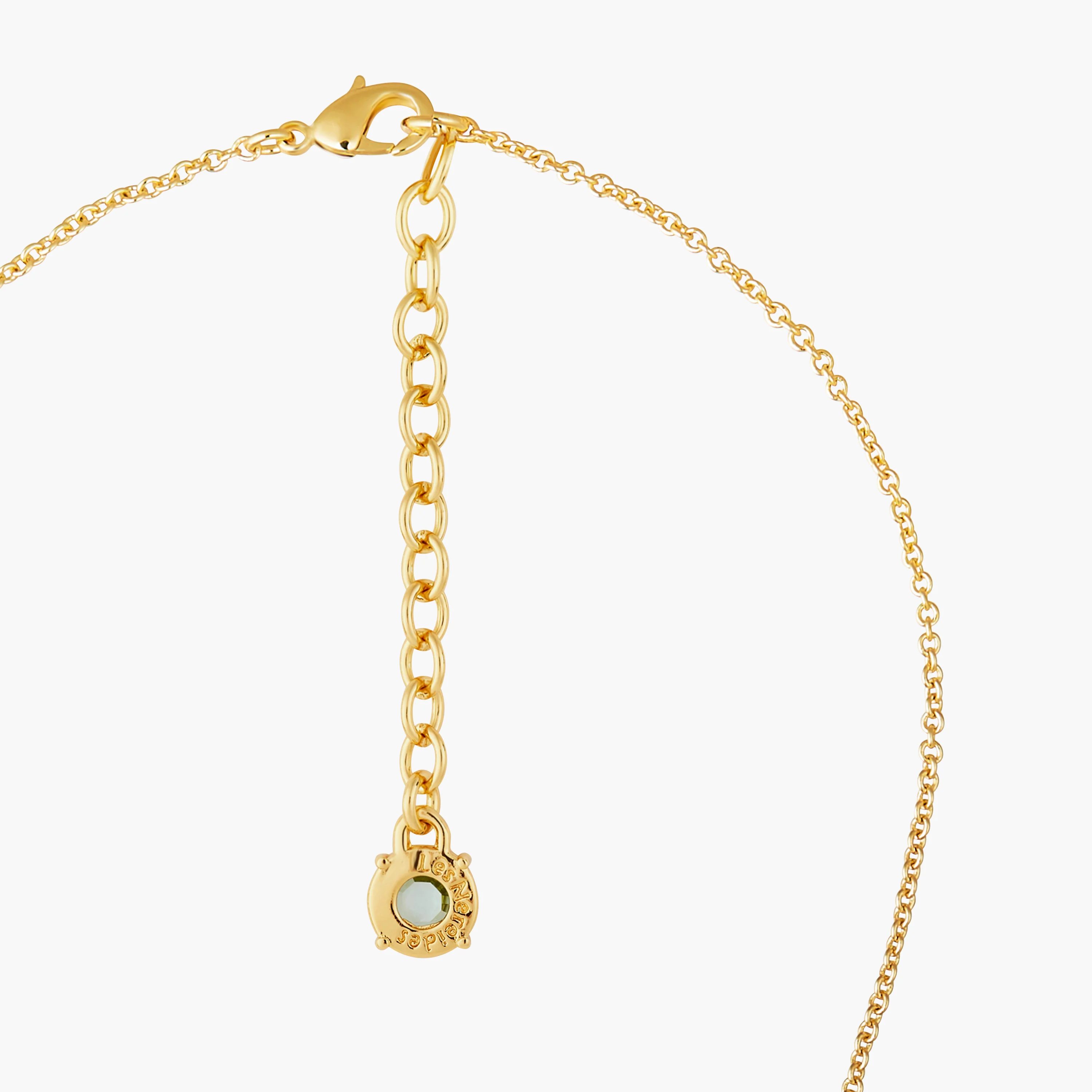 La Diamantine Acqua Azzura Round Stone Pendant Necklace - Image 4