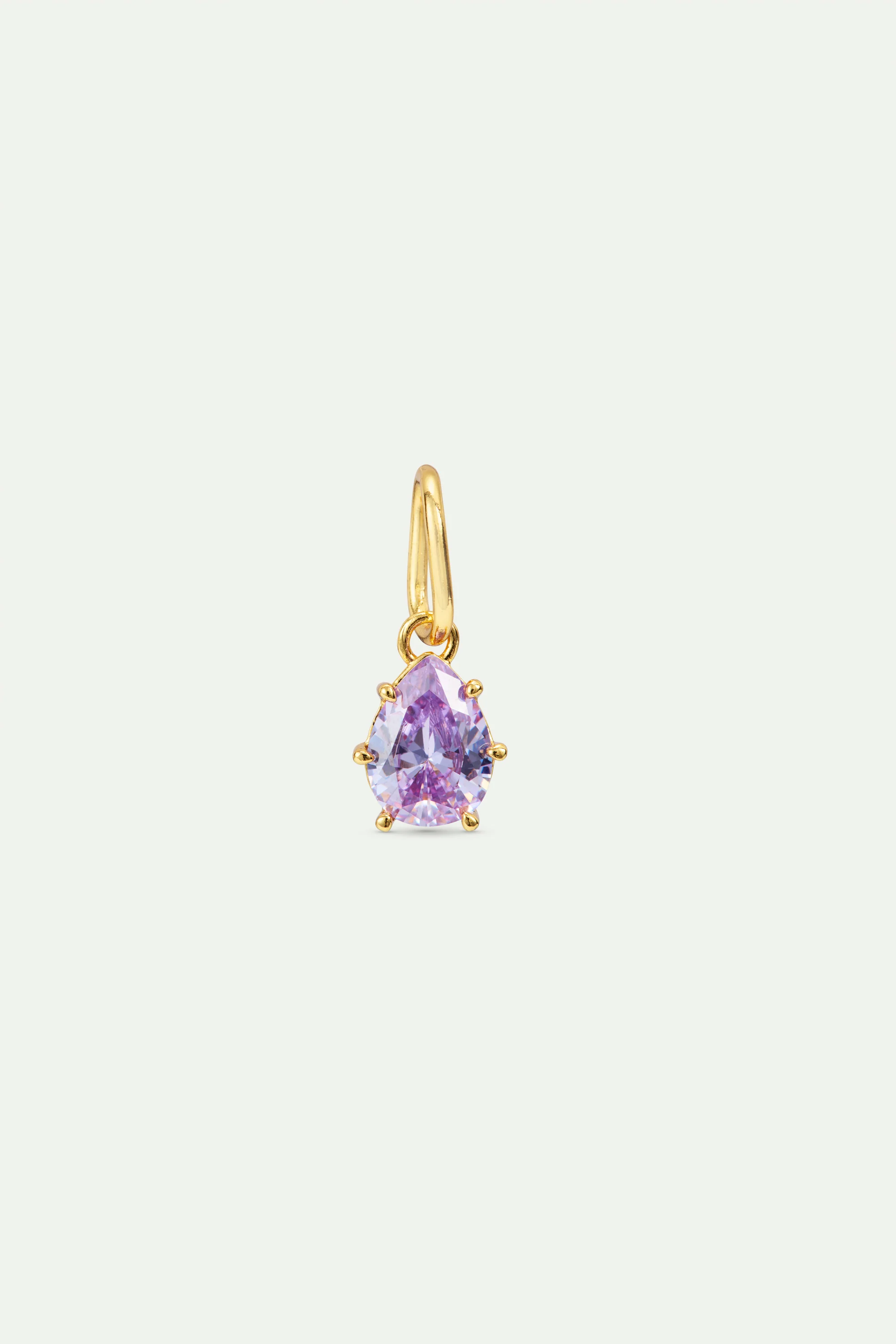 Lavender Purple Stone Pendant - Serenity and Carefreeness