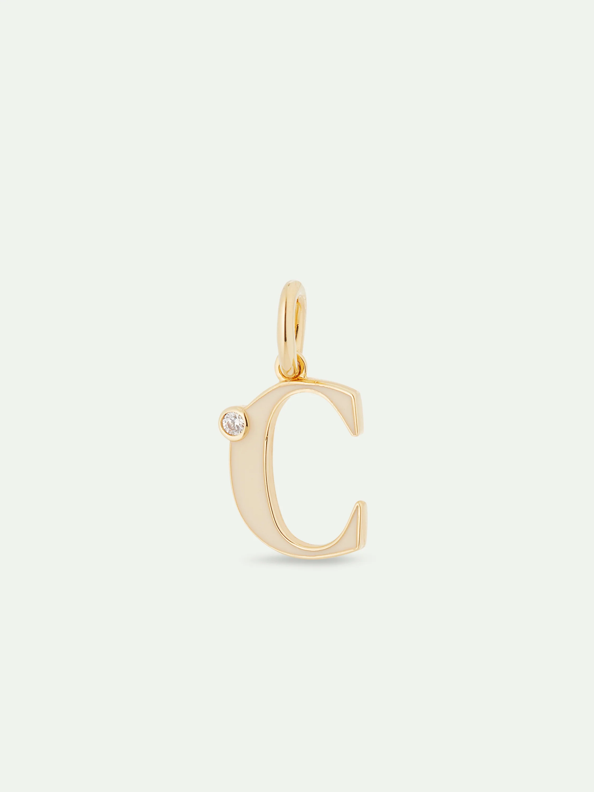 Letter C Pendant Necklace - Image 2