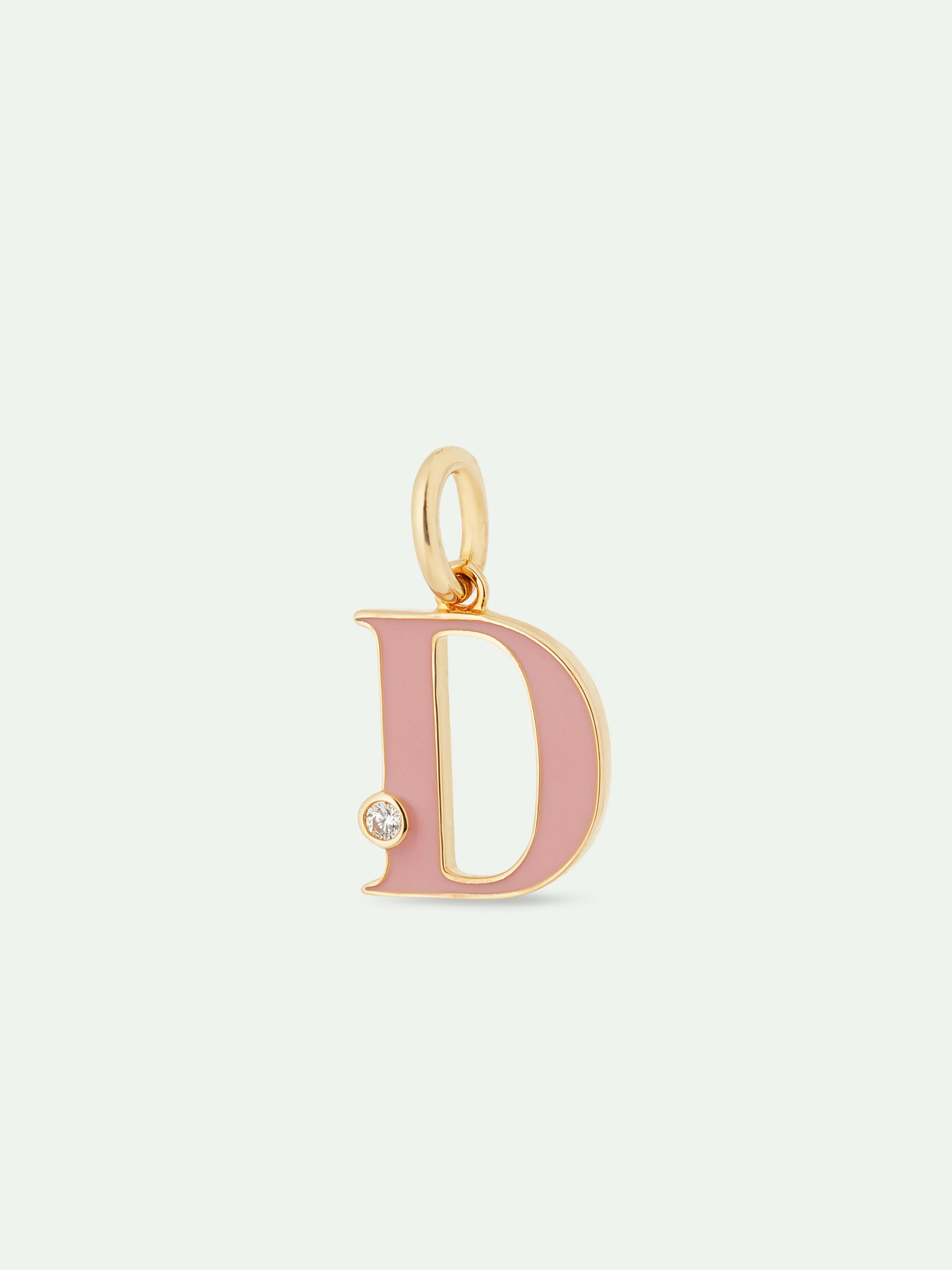 Letter D Pendant Necklace - Image 2
