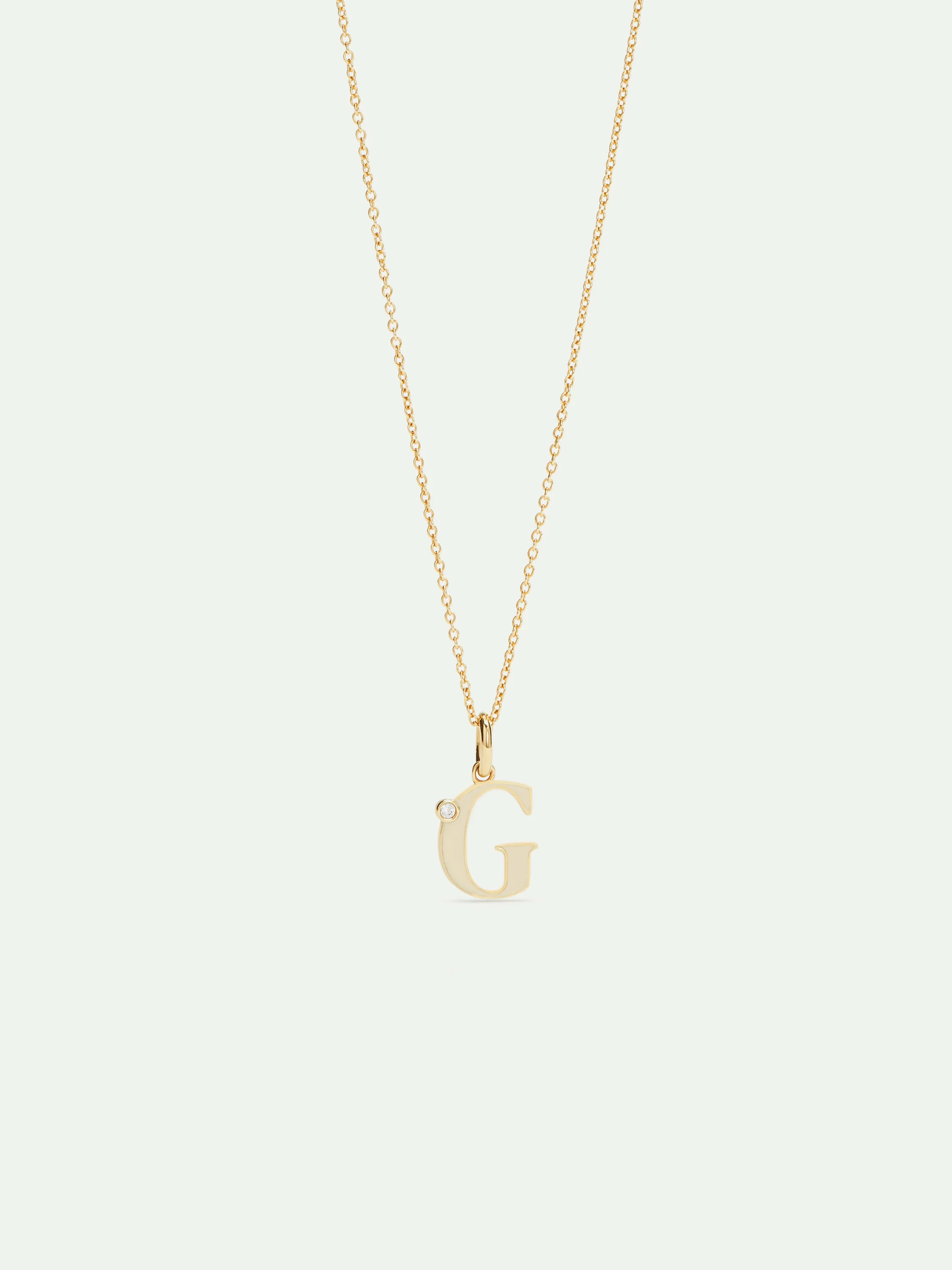 Letter G Pendant Necklace