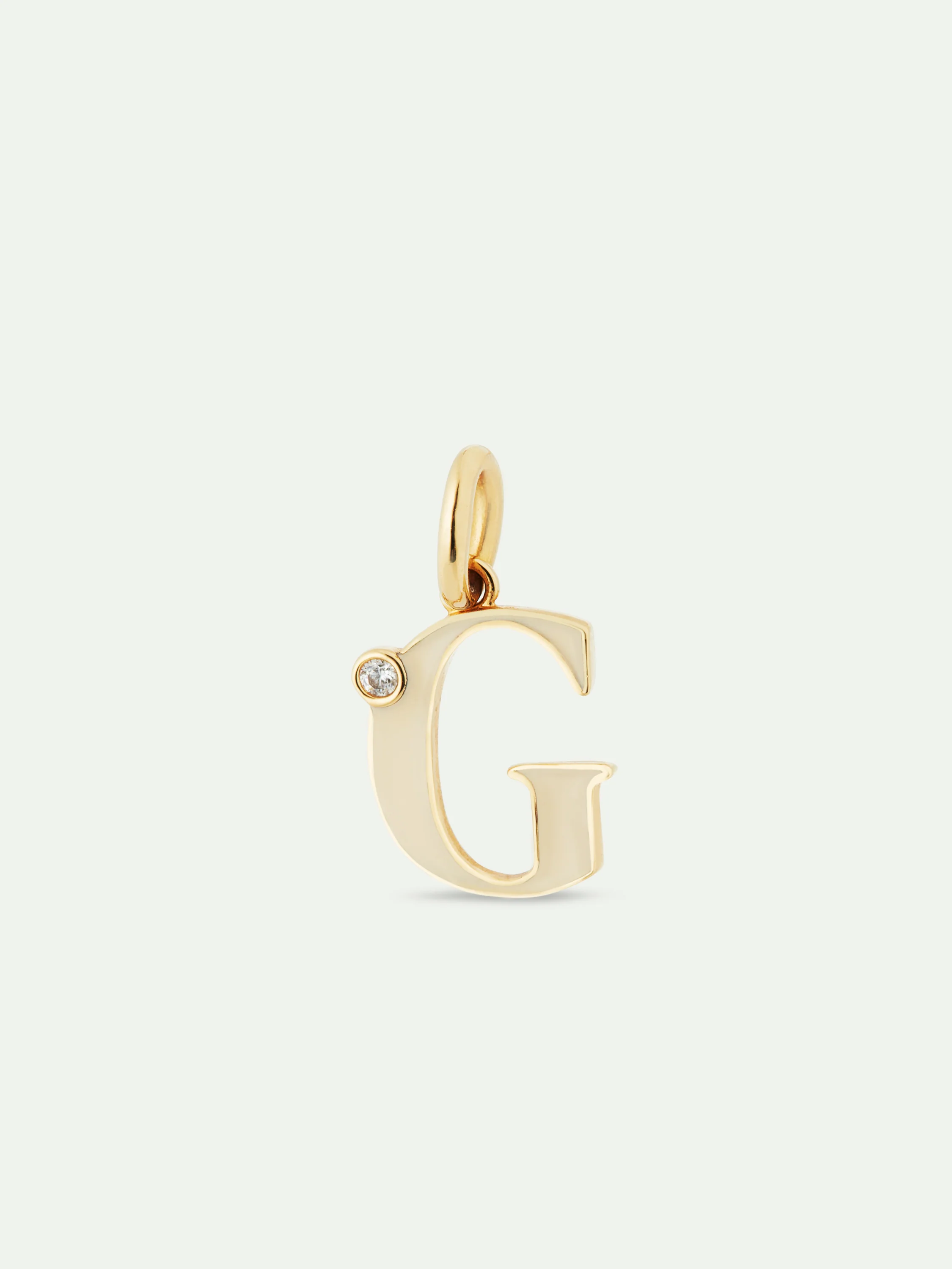 Letter G Pendant Necklace - Image 2
