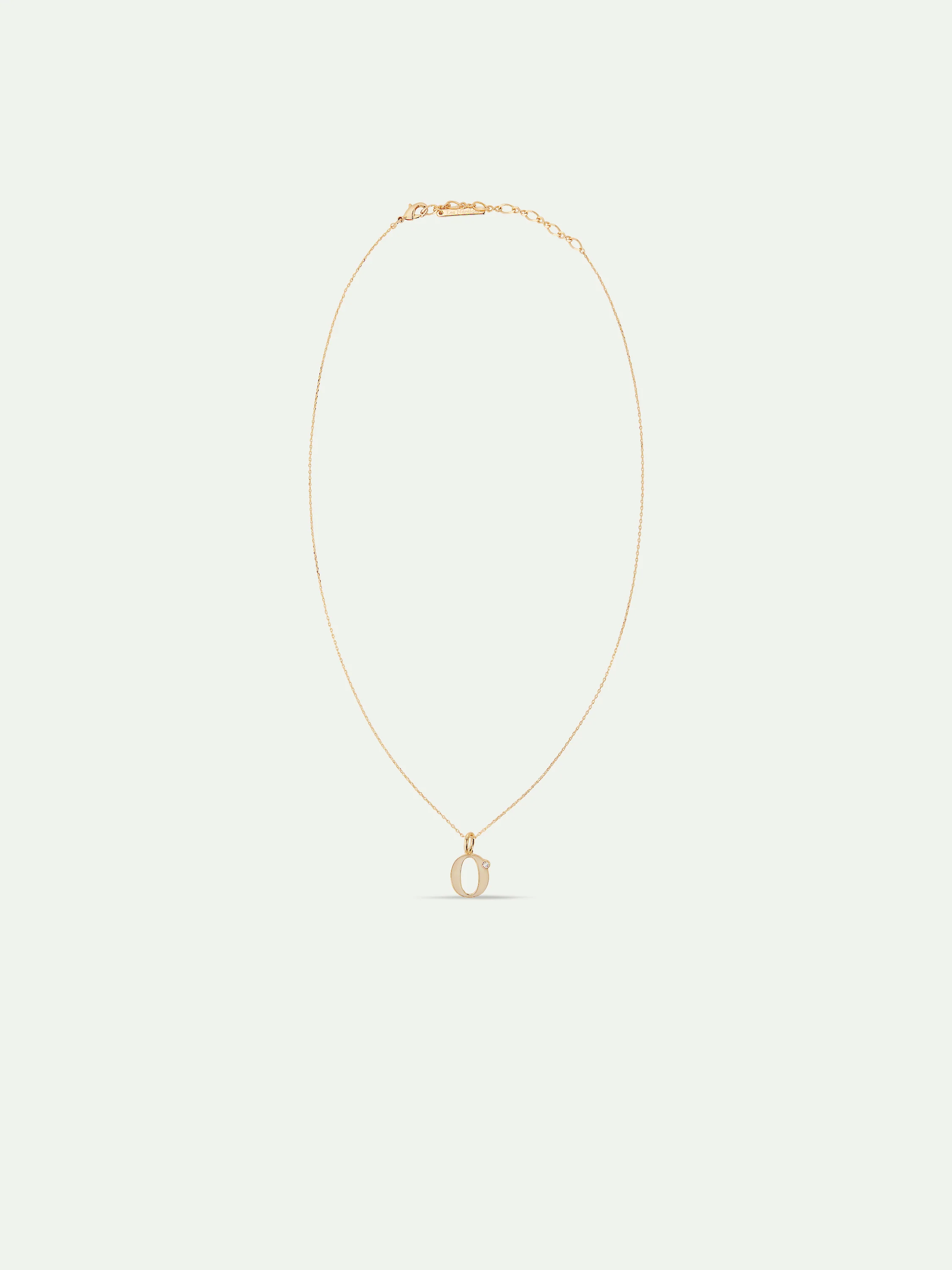 Letter O Pendant Necklace - Image 3