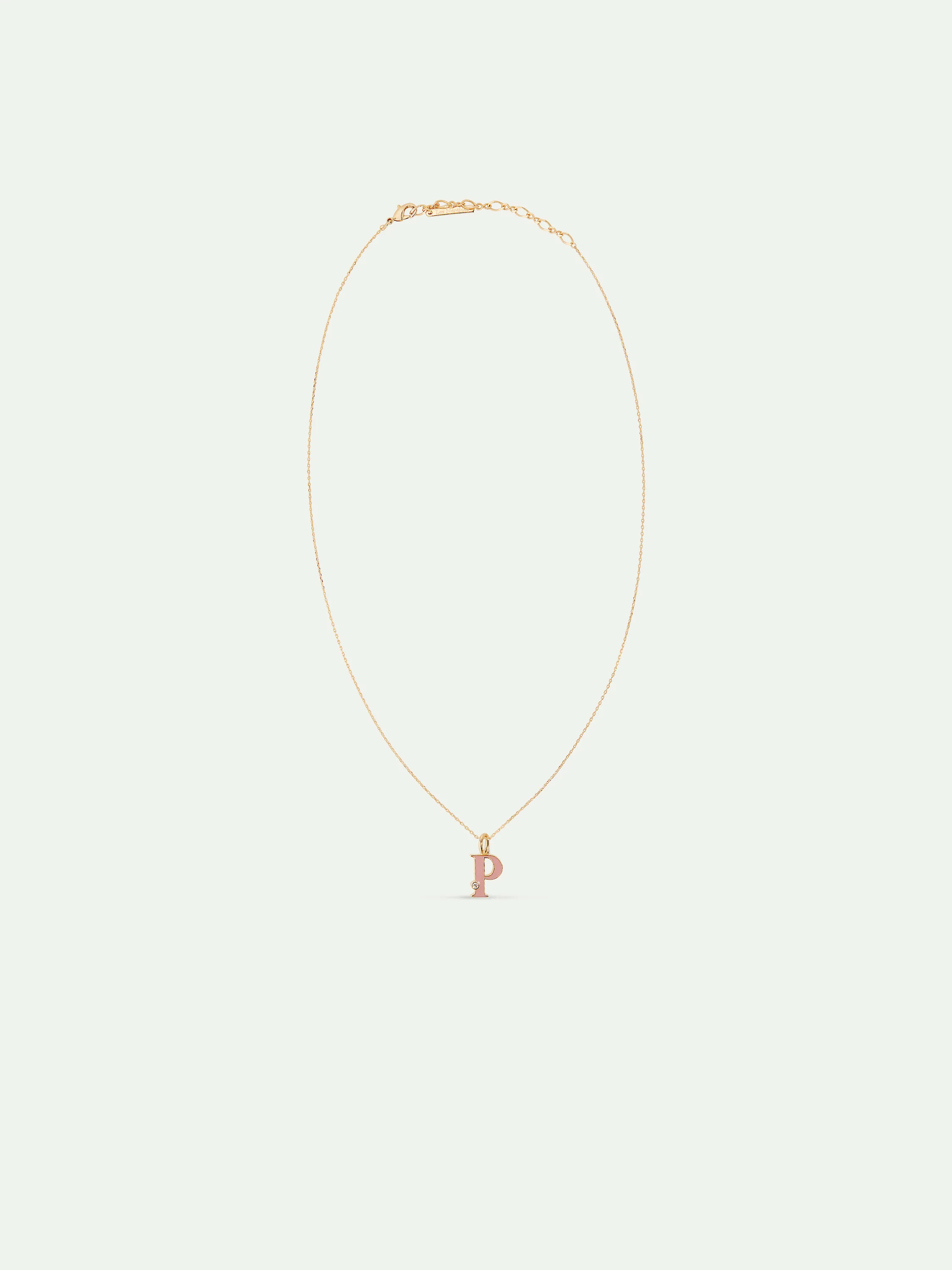 Letter P Pendant Necklace - Image 3