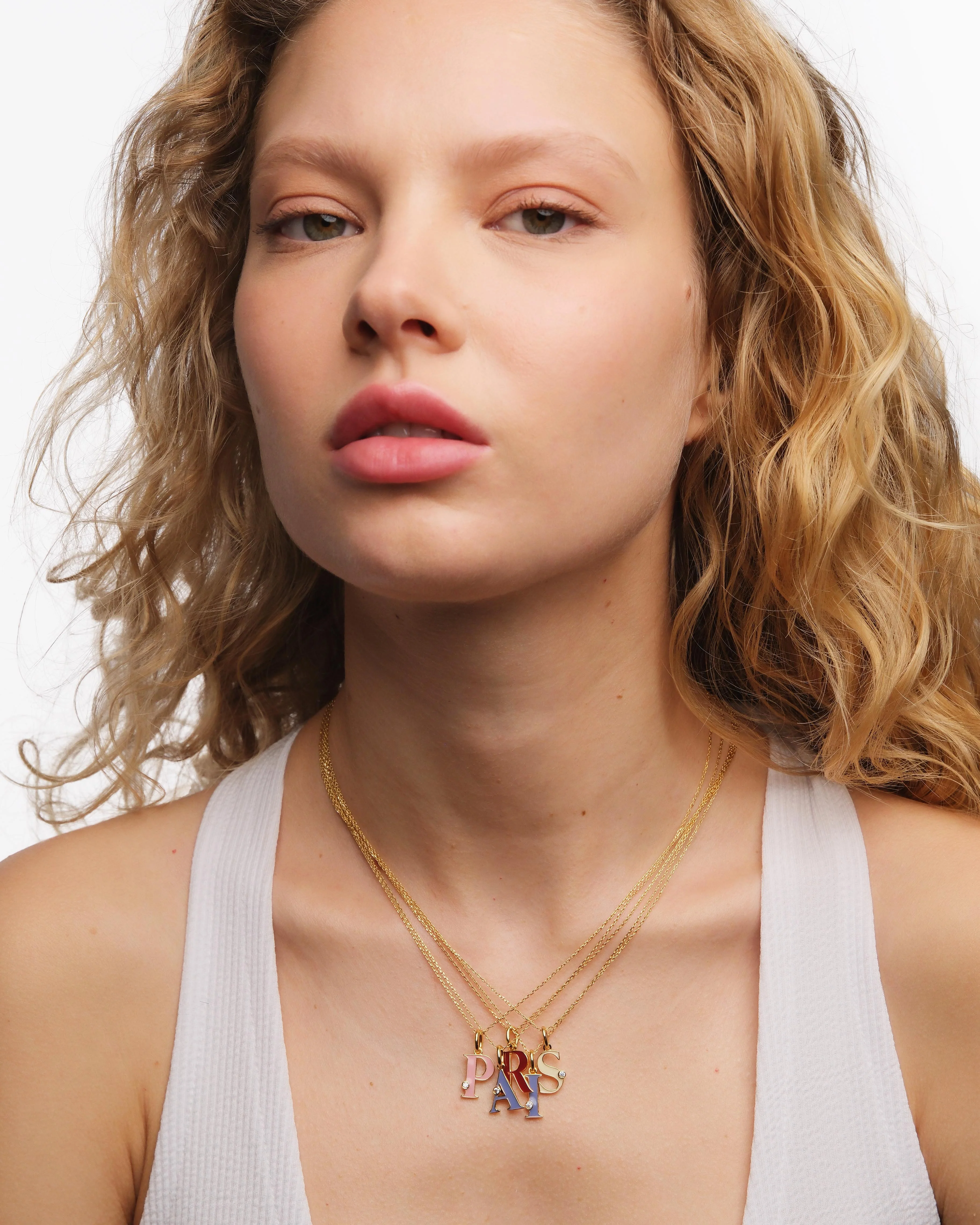 Letter P Pendant Necklace - Image 4