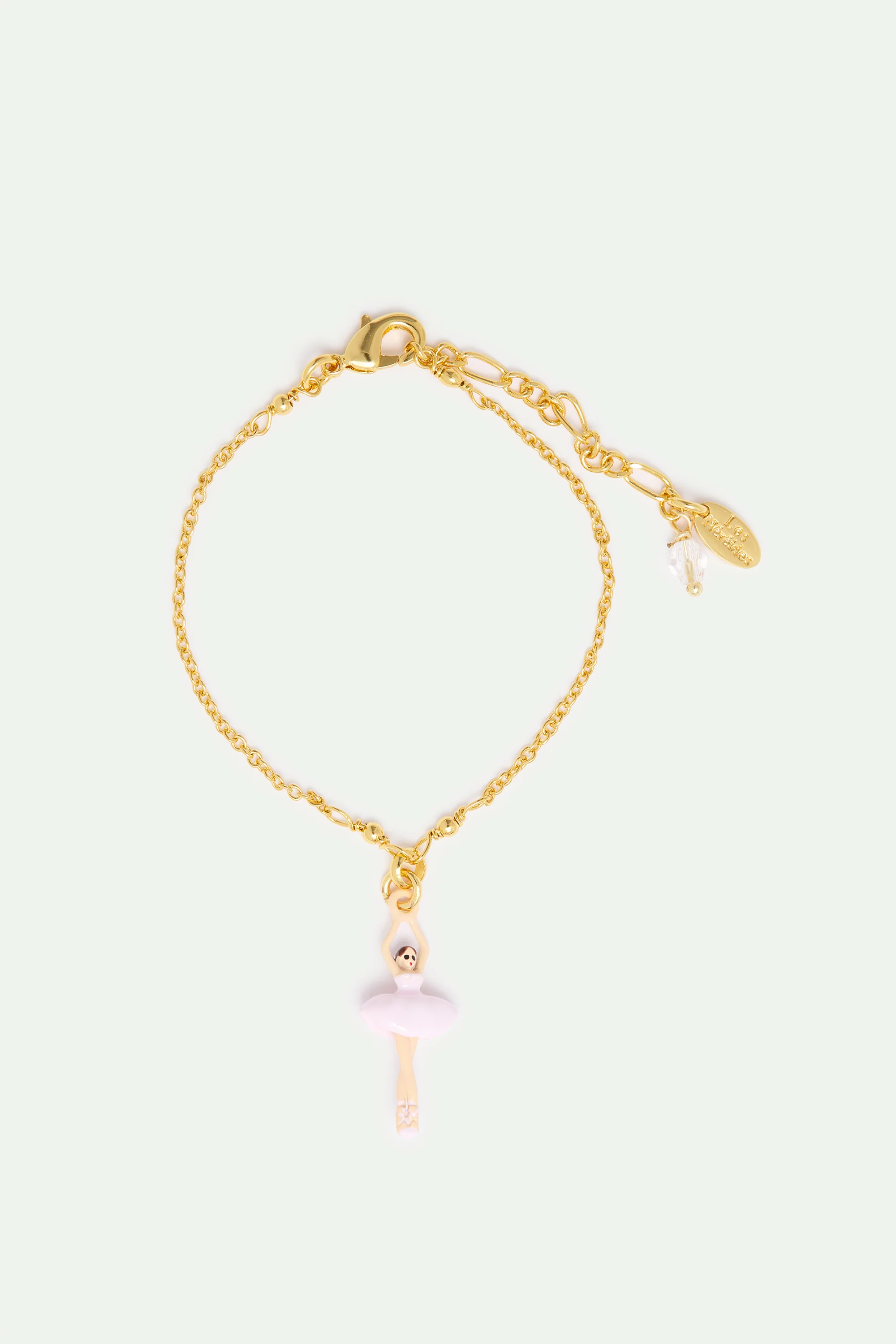Light Pink Ballerina and Cristal Bracelet