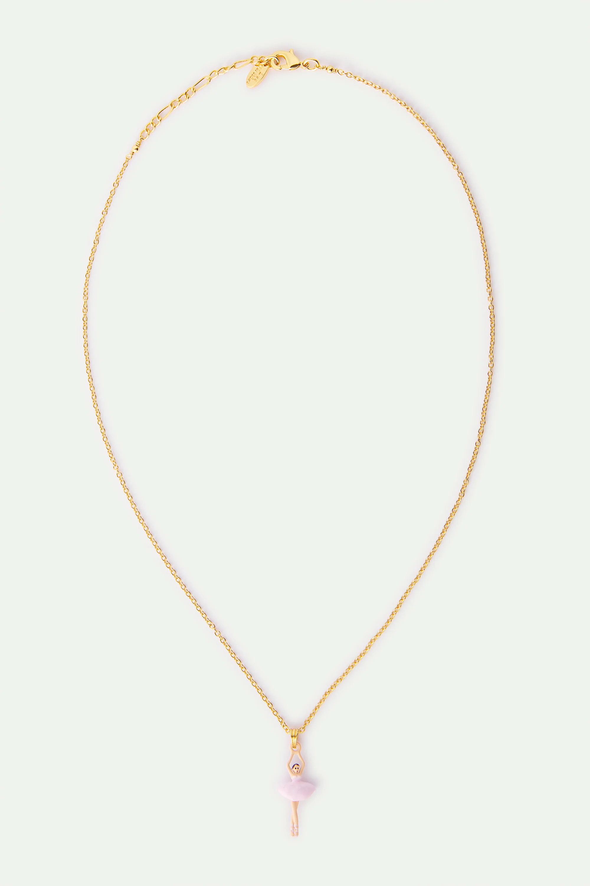 Light Pink Ballerina and Cristal Necklace - Image 3