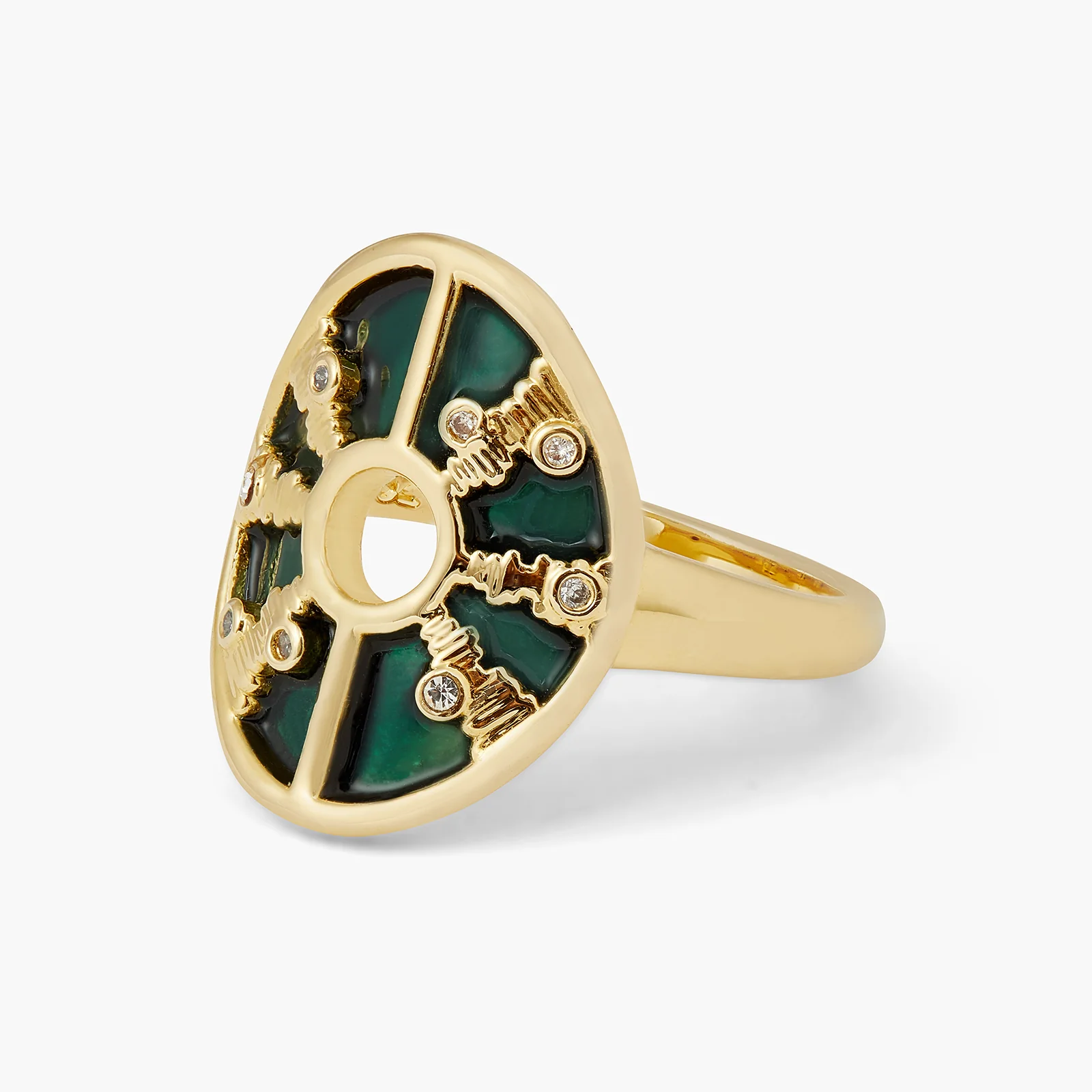 Light Reflecting Cocktail Ring - Image 3