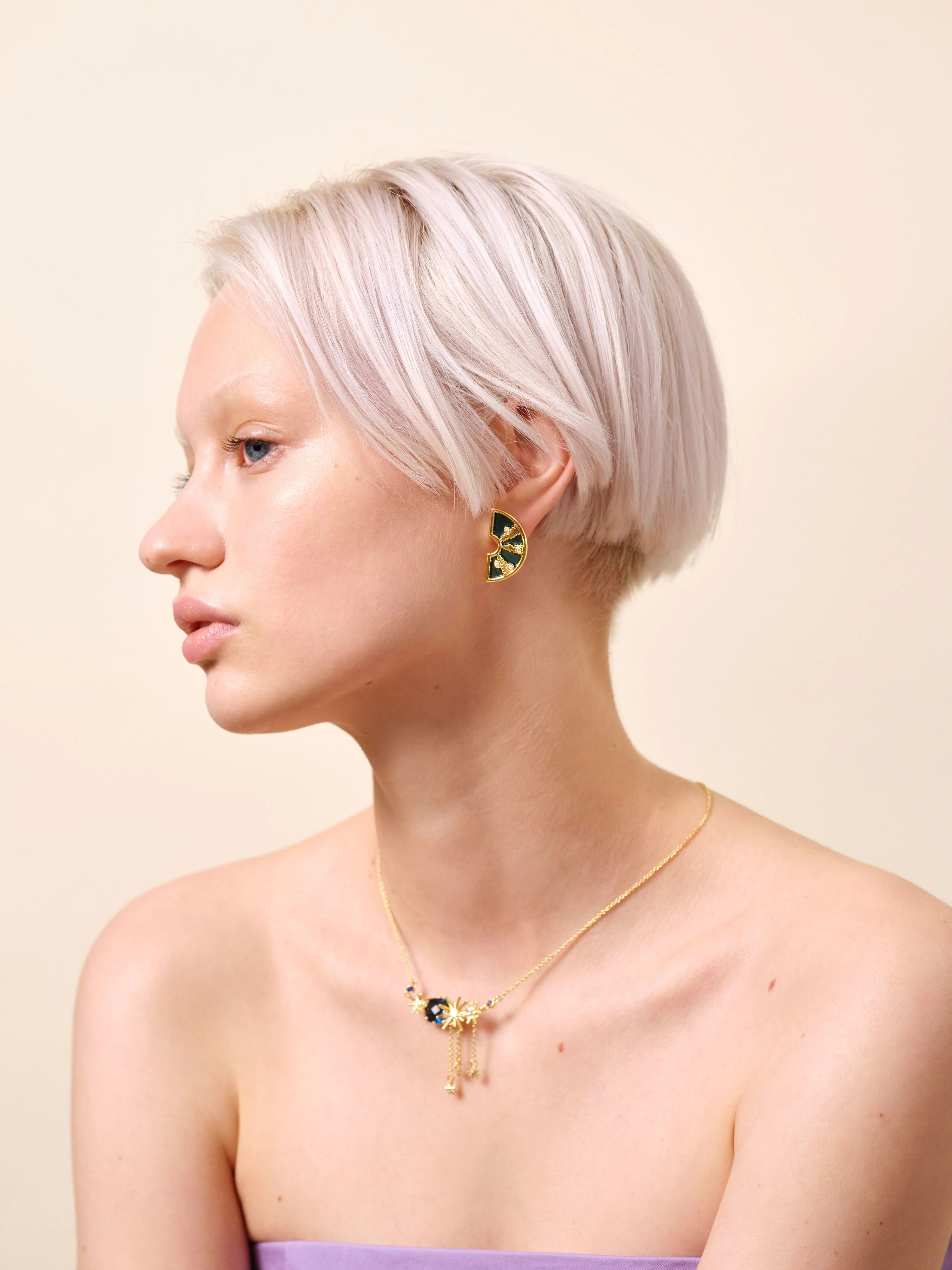 Light Reflecting Post Earrings - Image 4