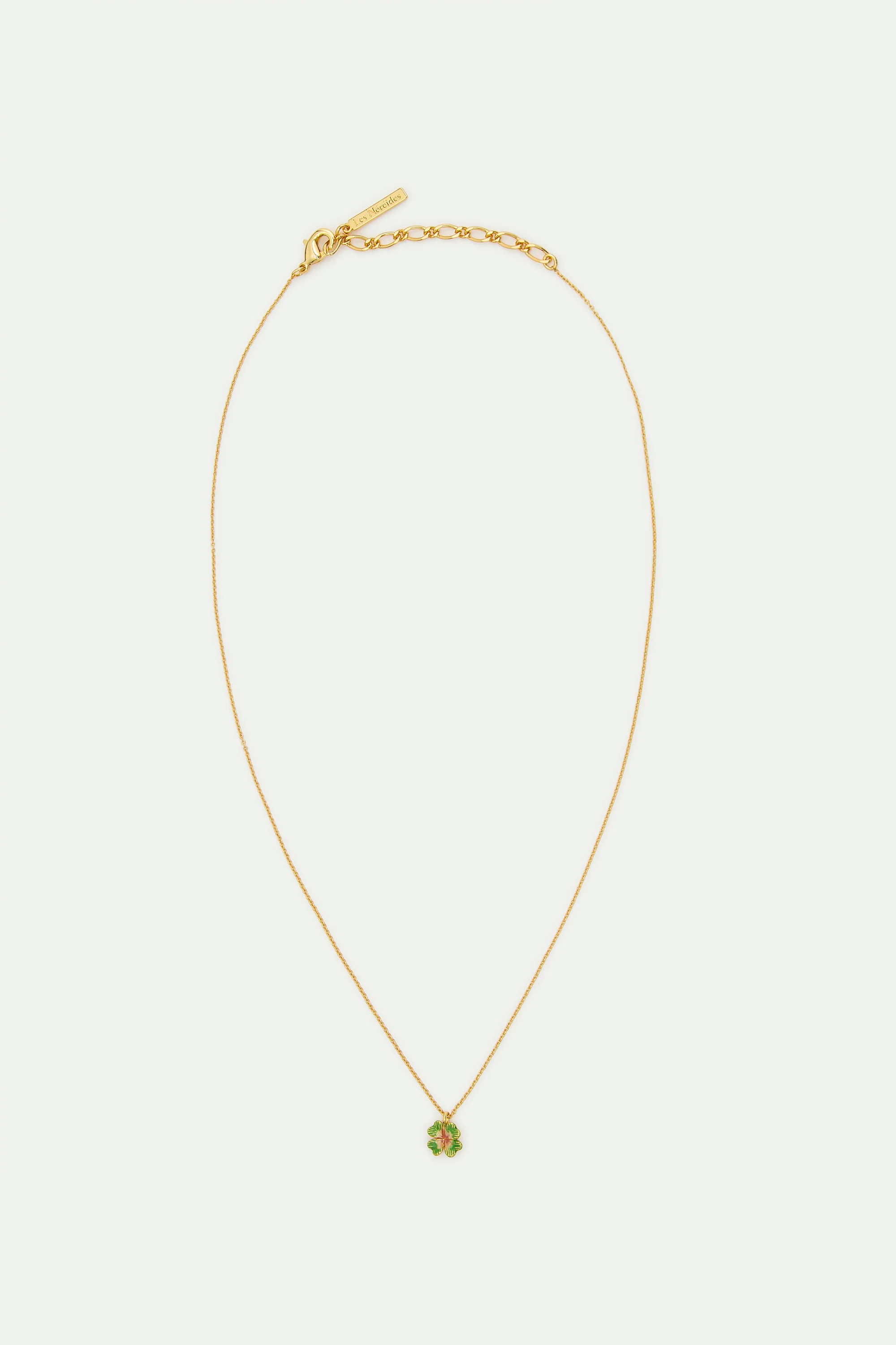 Little Four-Leaf Clover Pendant Necklace - Image 3