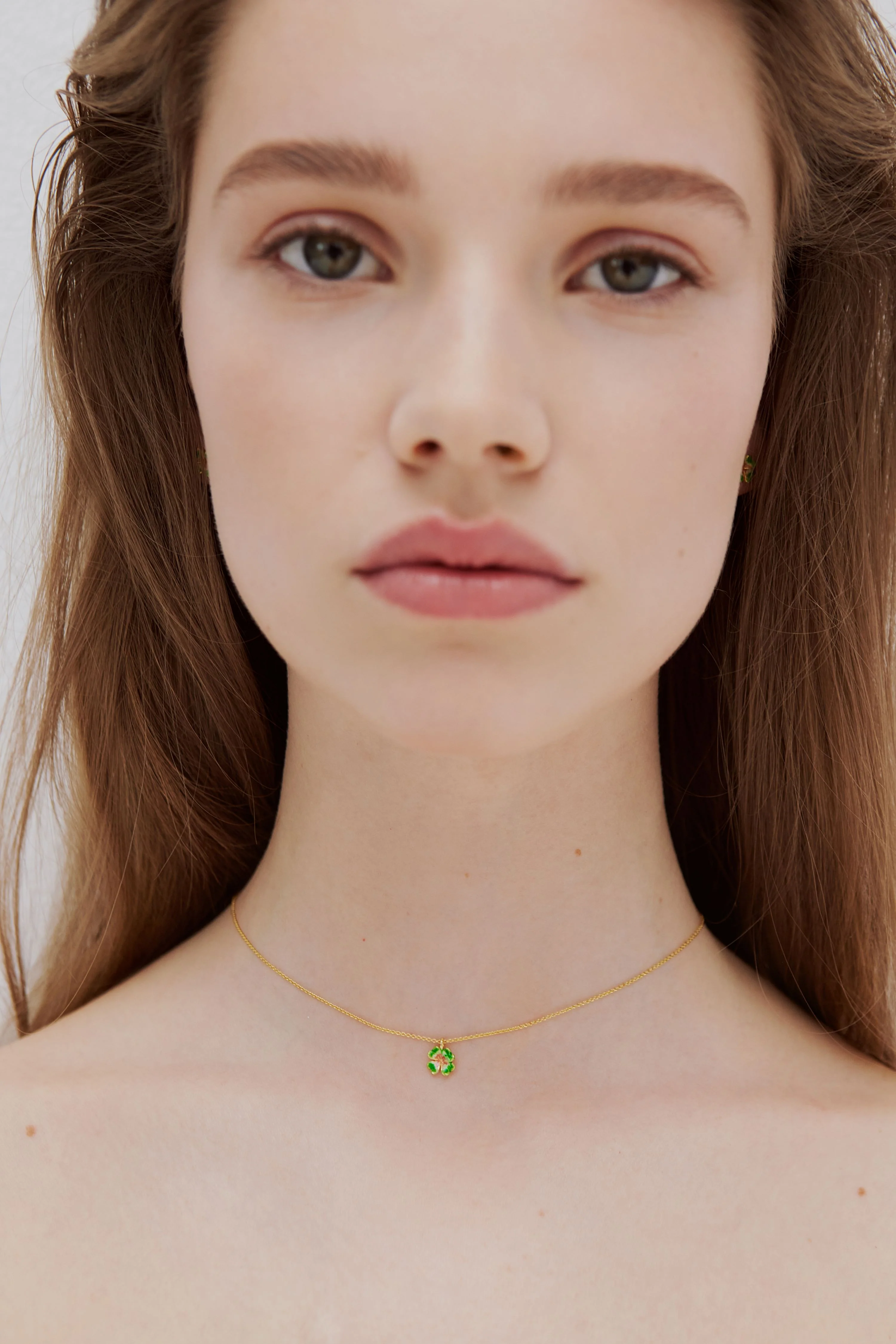 Little Four-Leaf Clover Pendant Necklace - Image 4