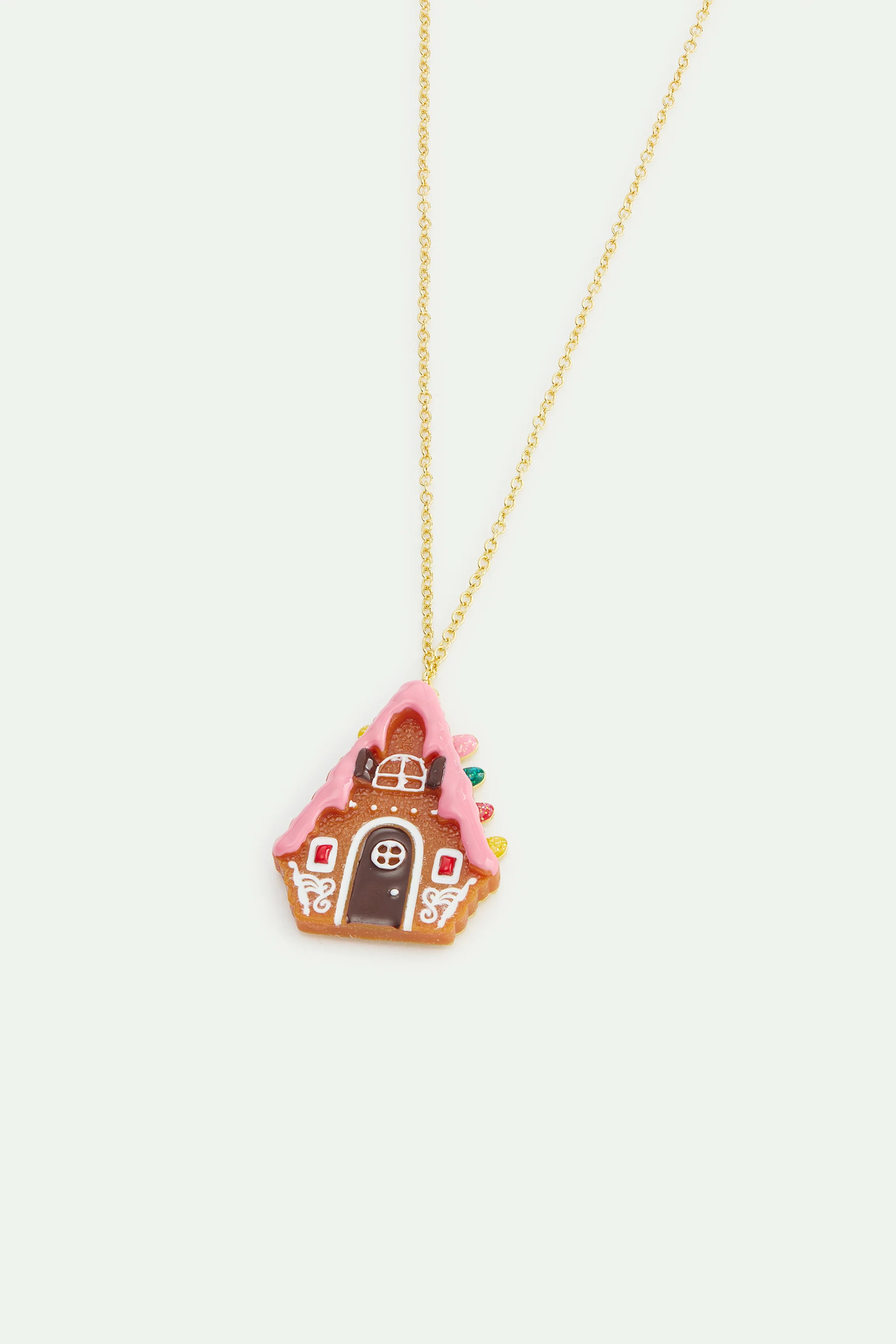 N2 Gingerbread House Pendant Necklace - Image 2