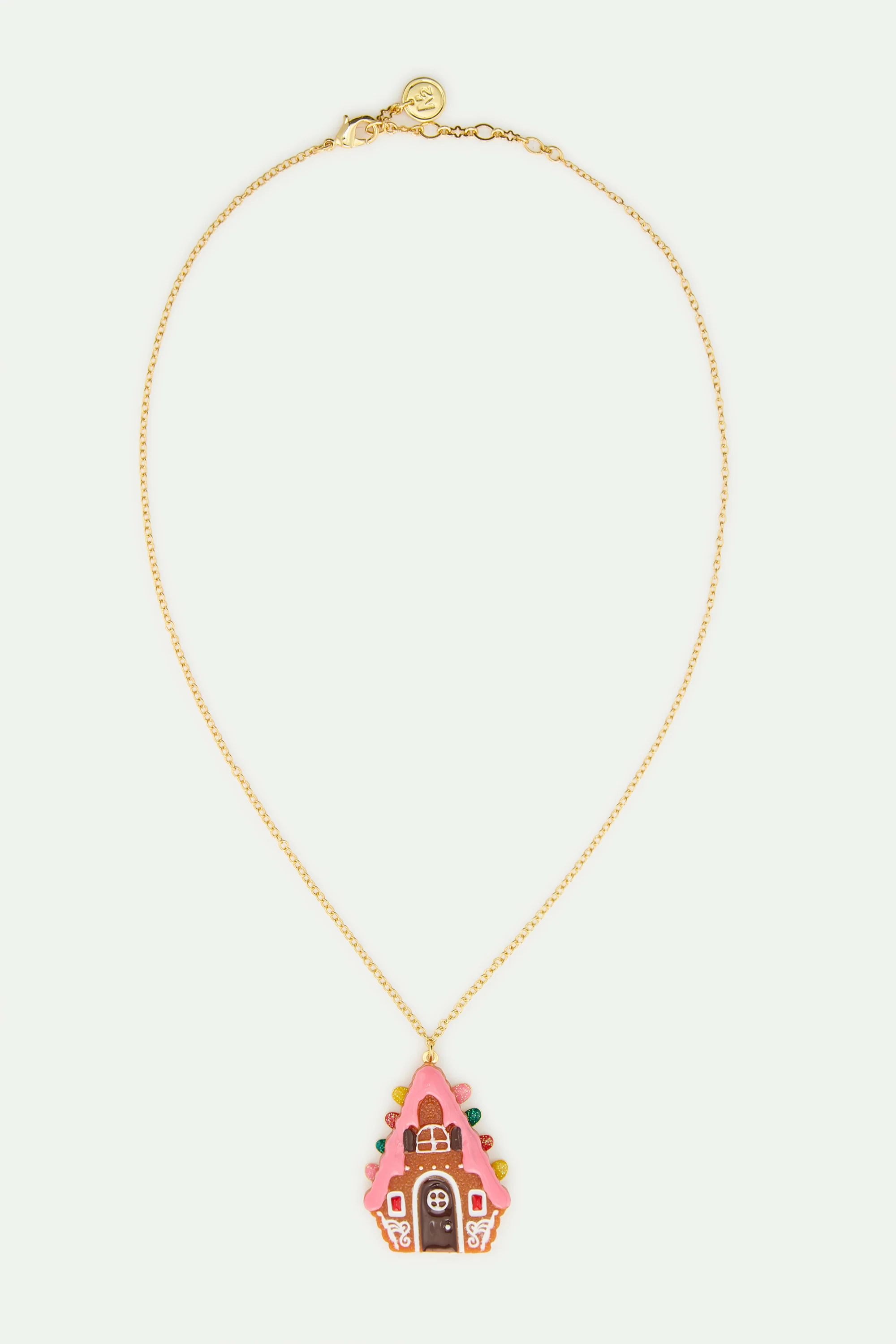 N2 Gingerbread House Pendant Necklace - Image 3