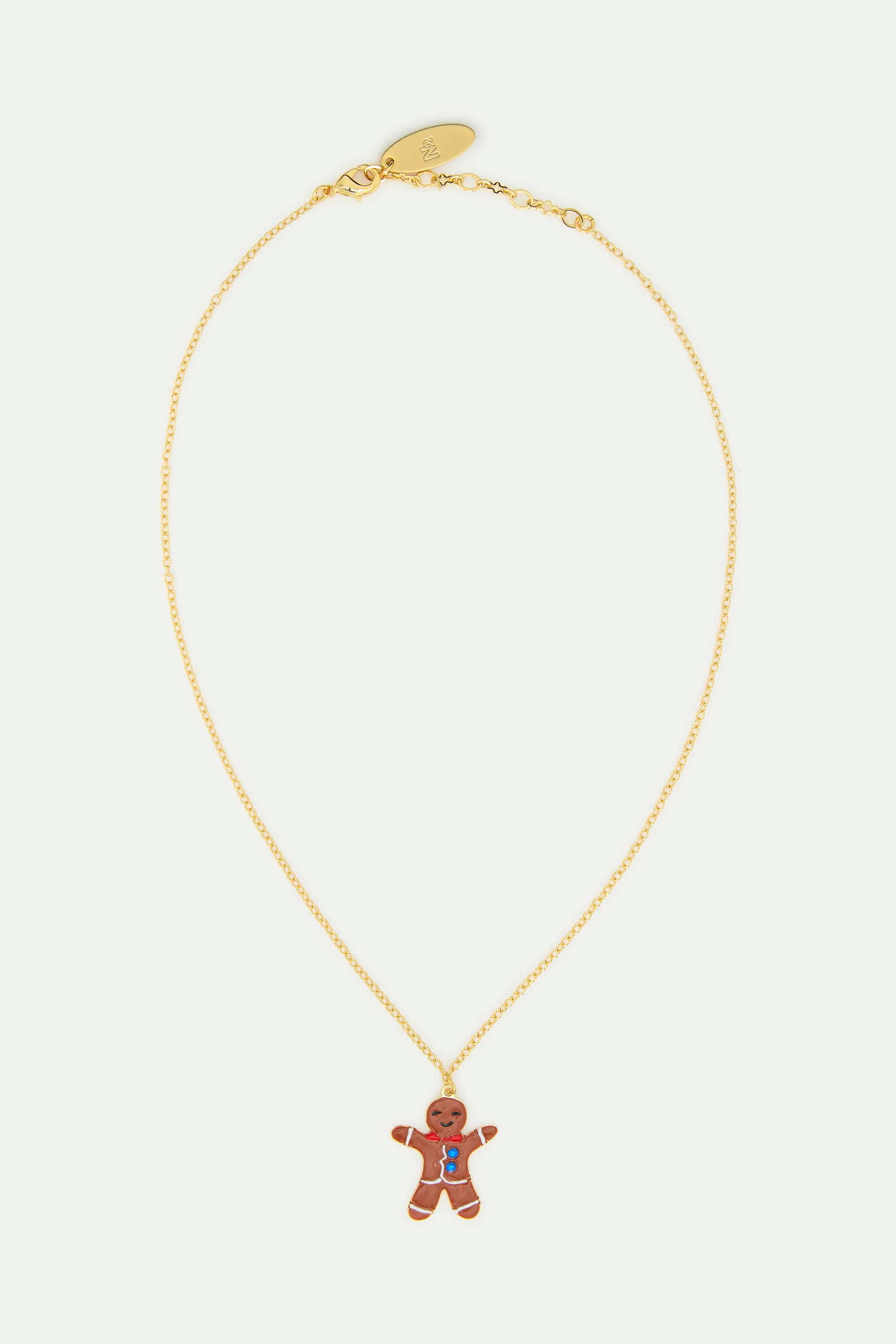 N2 Gingerbread Man Pendant Necklace - Image 3