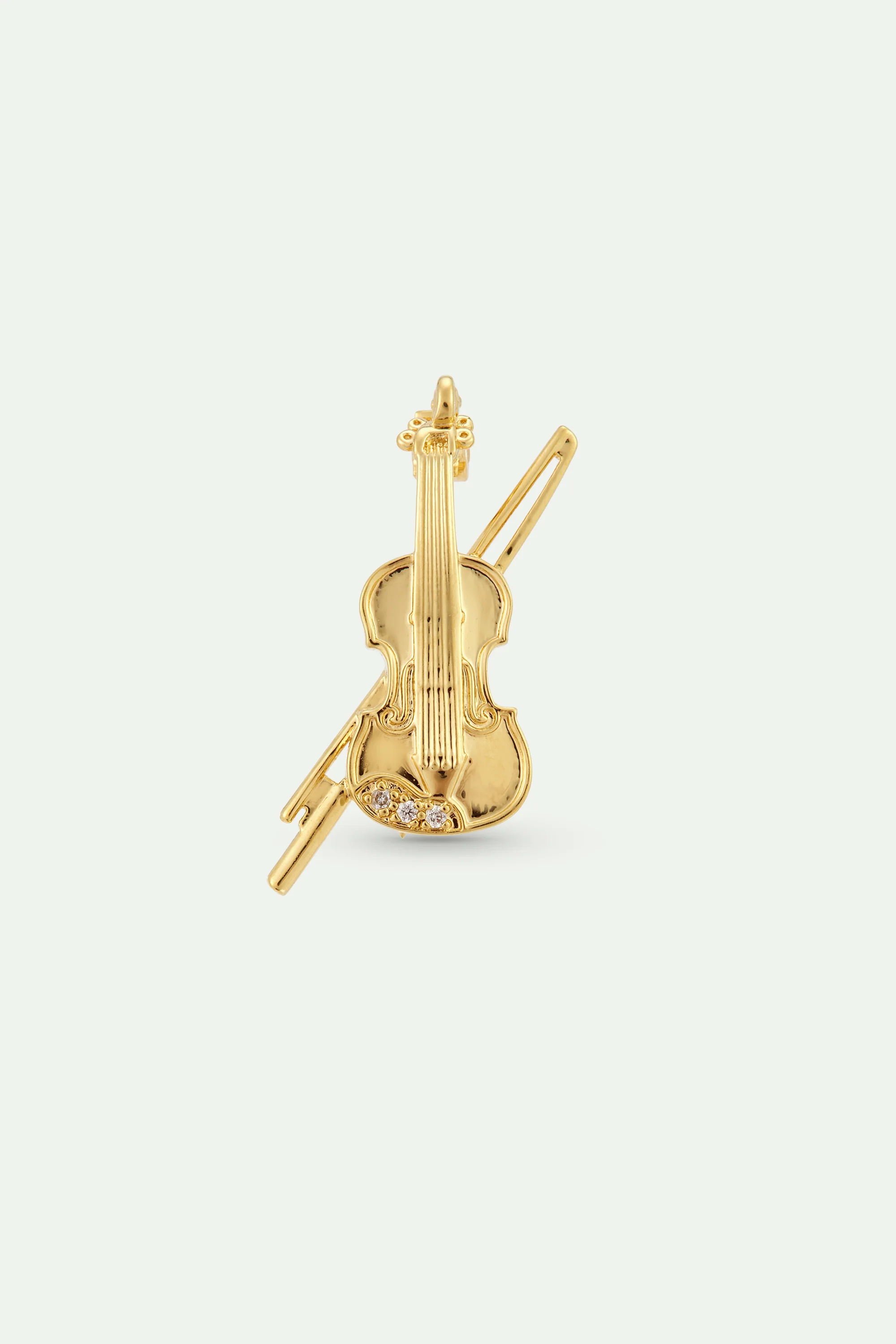 Paris Opera Gold Cello Brooch