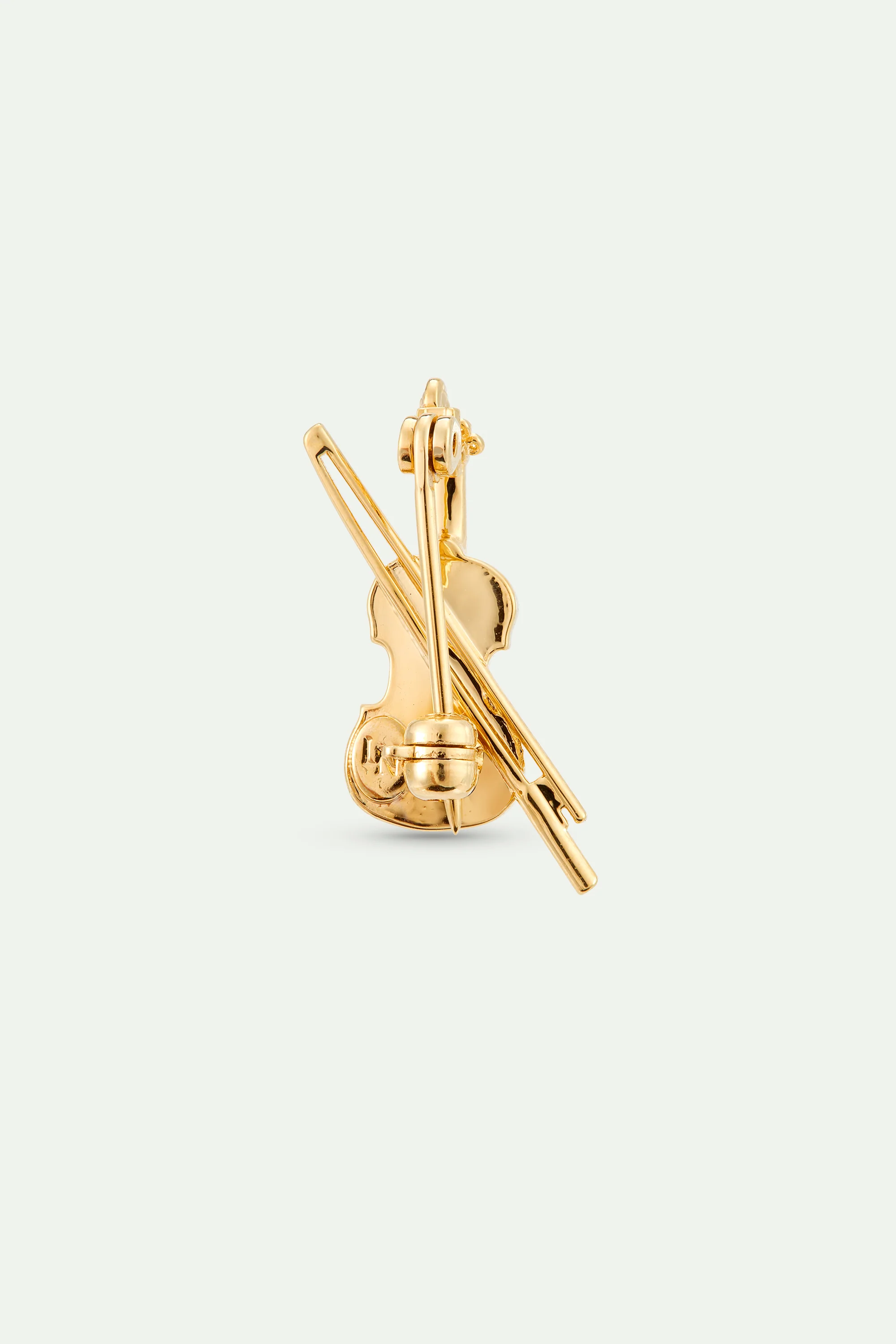 Paris Opera Gold Cello Brooch - Image 2