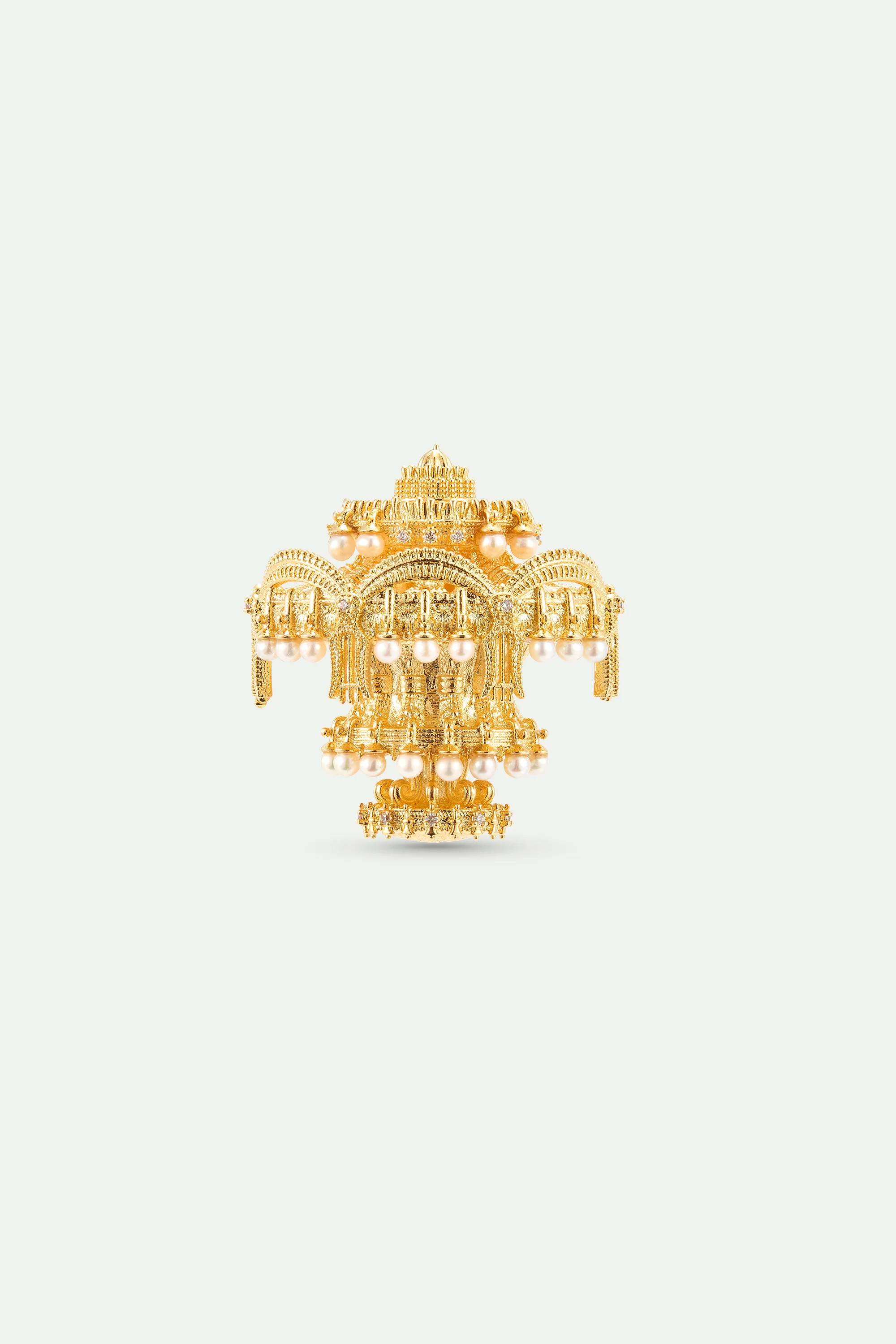 Paris Opera Gold Chandelier Brooch