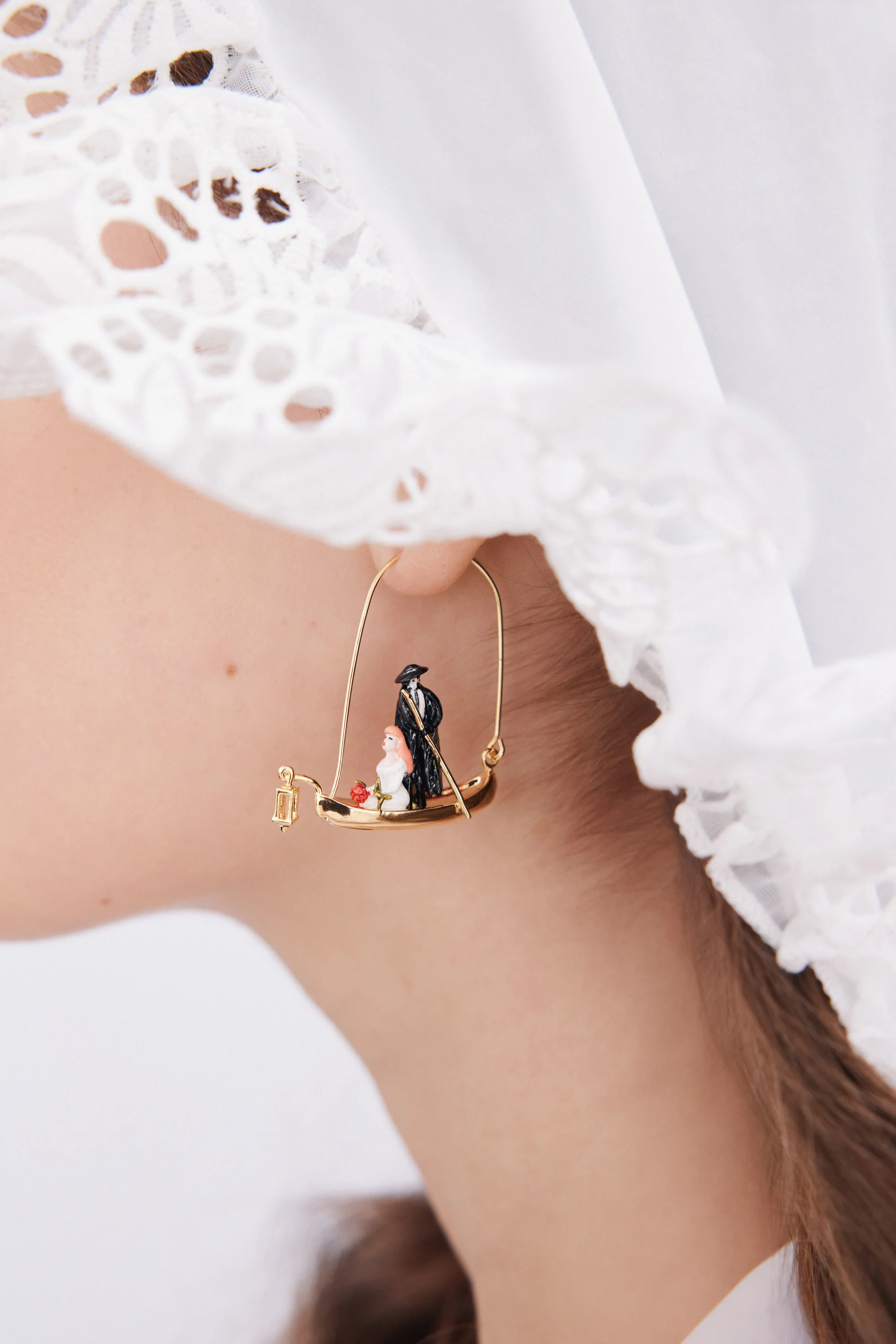 Phantom of the Opera Gondola Hoop Earrings - Image 3
