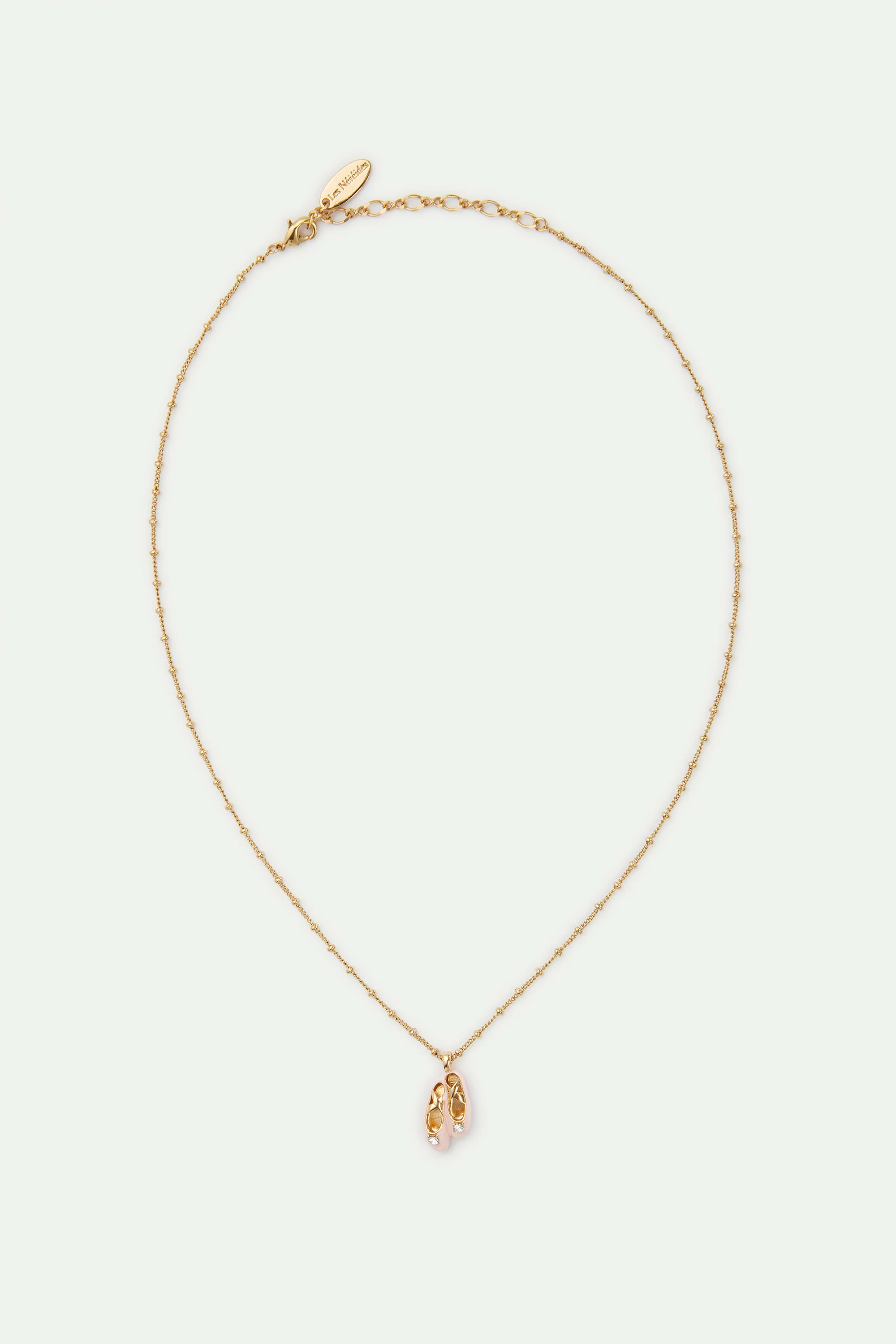 Pink Ballet Slipper Pendant Necklace - Image 3