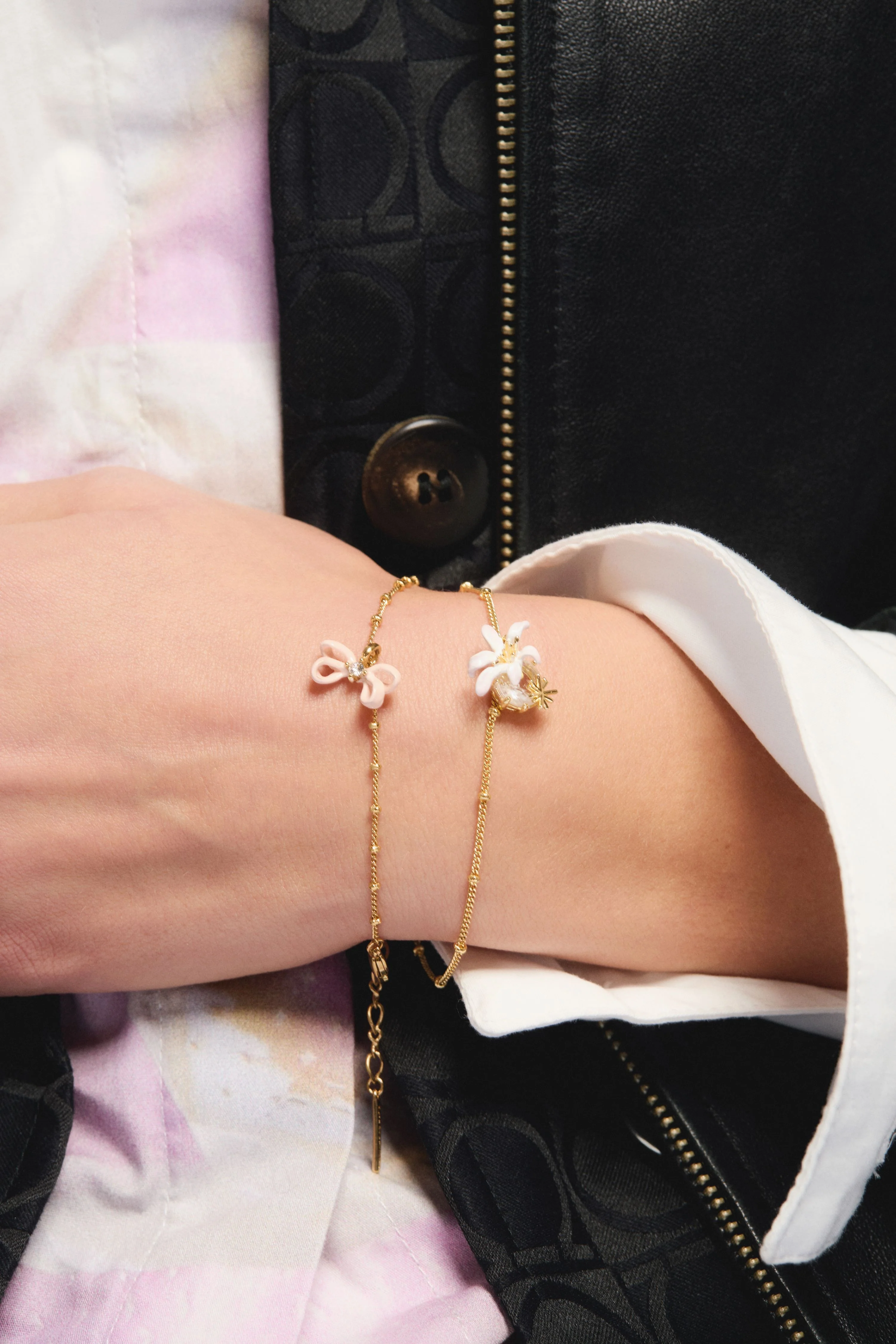 Pink Ribbon Pendant Bracelet - Image 3