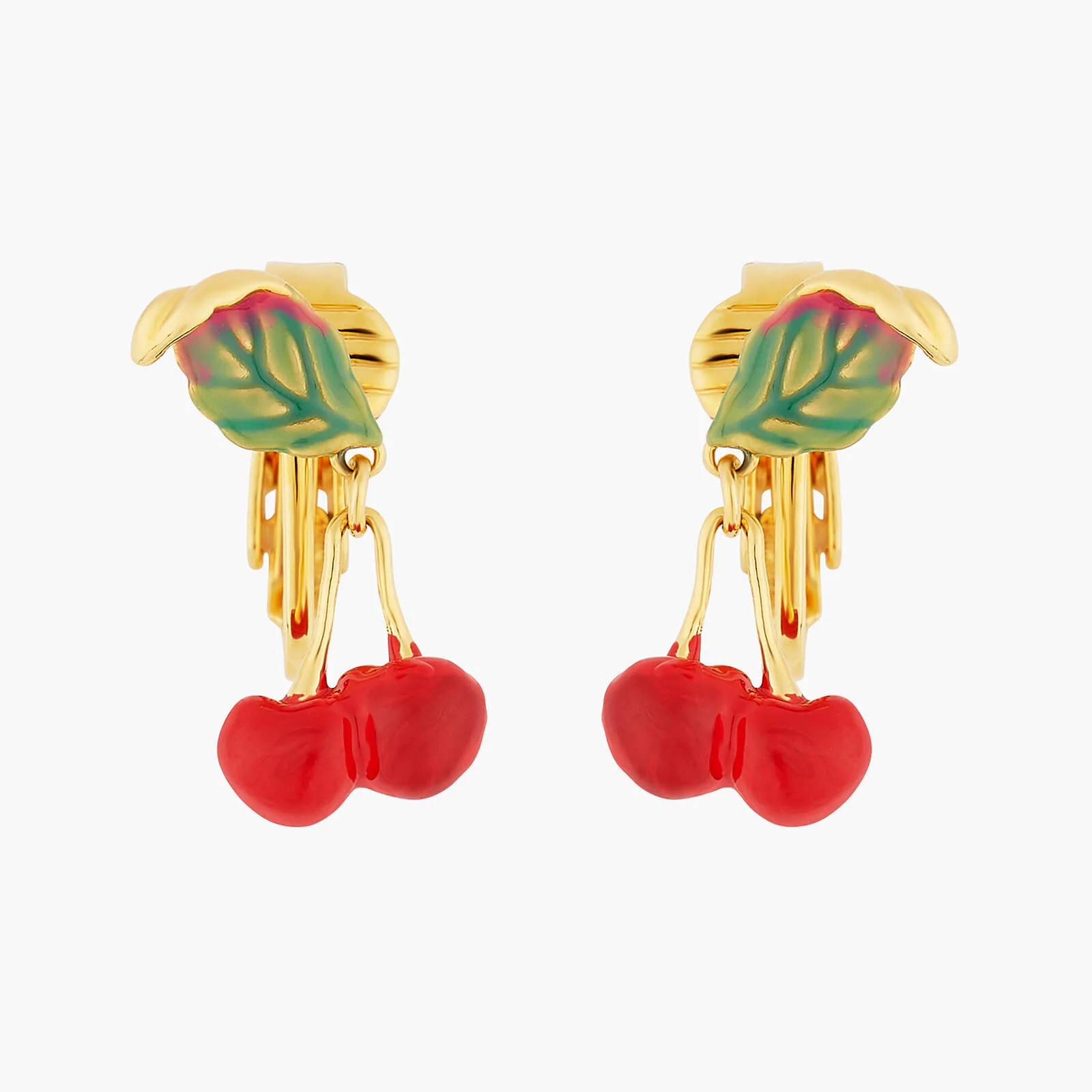 Small Cherries Clip-on Earrings