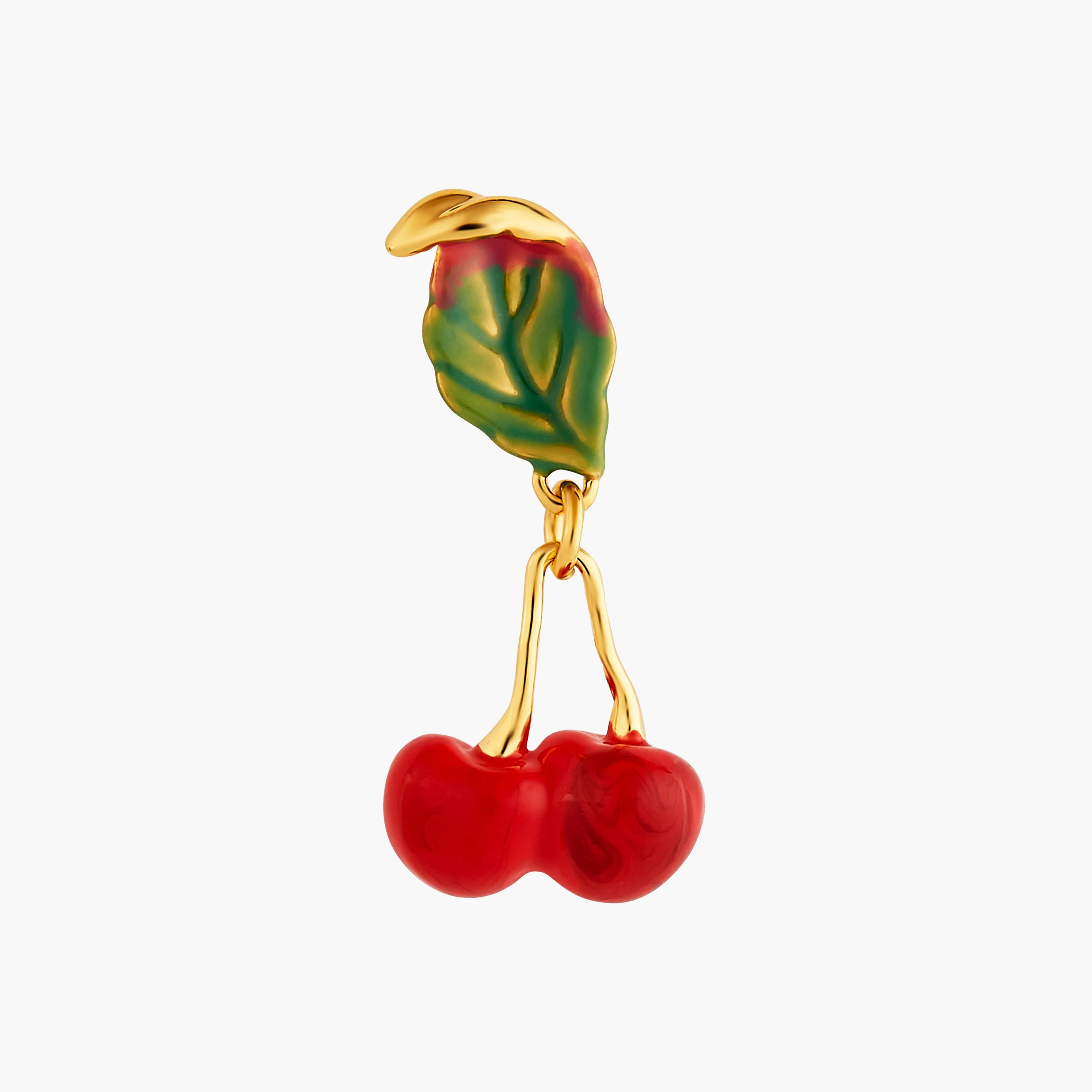 Small Cherries Post Earrings - Image 4