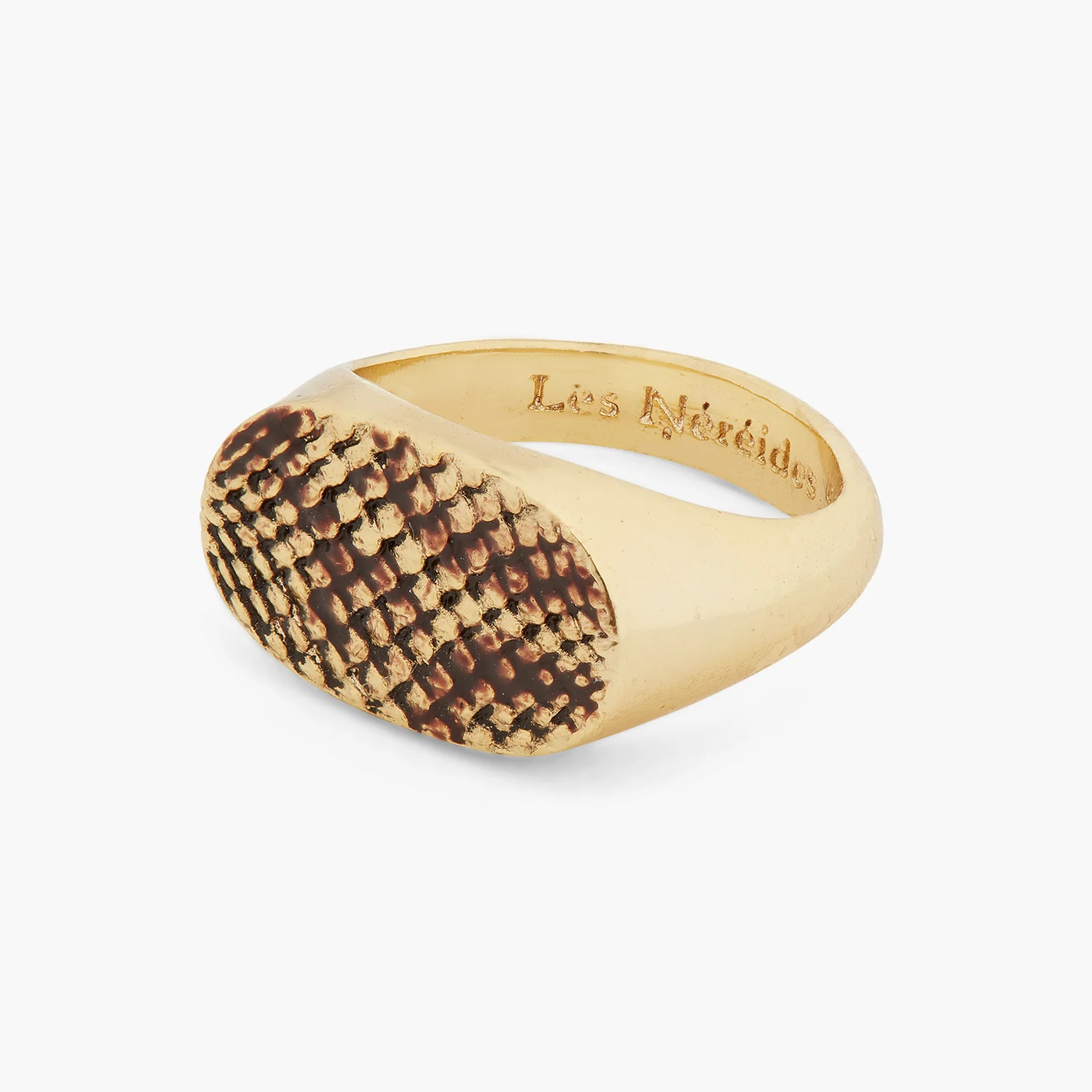 Snakeskin Signet Ring - Image 2