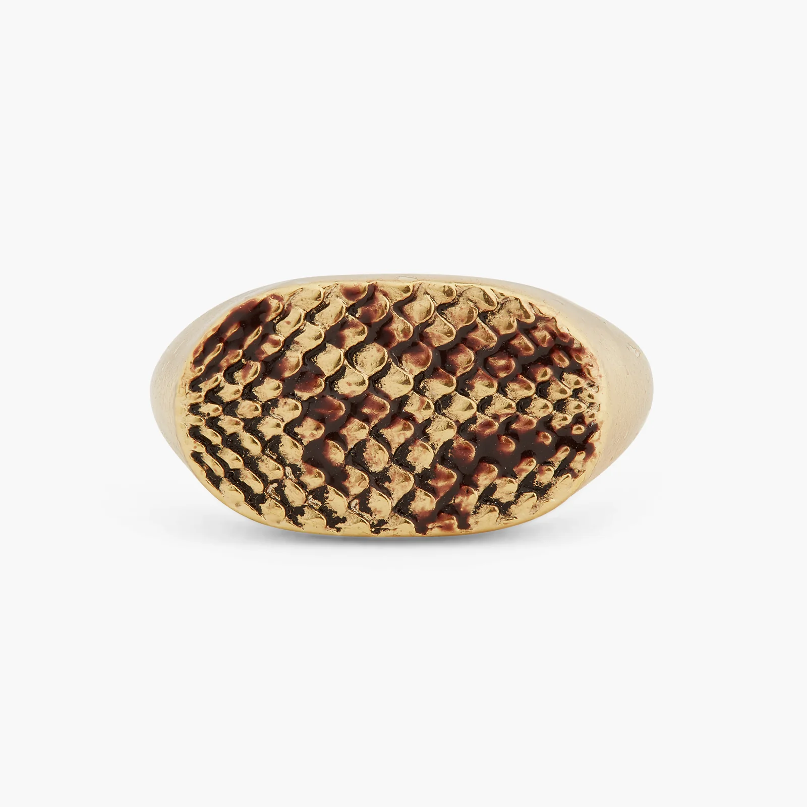 Snakeskin Signet Ring - Image 3