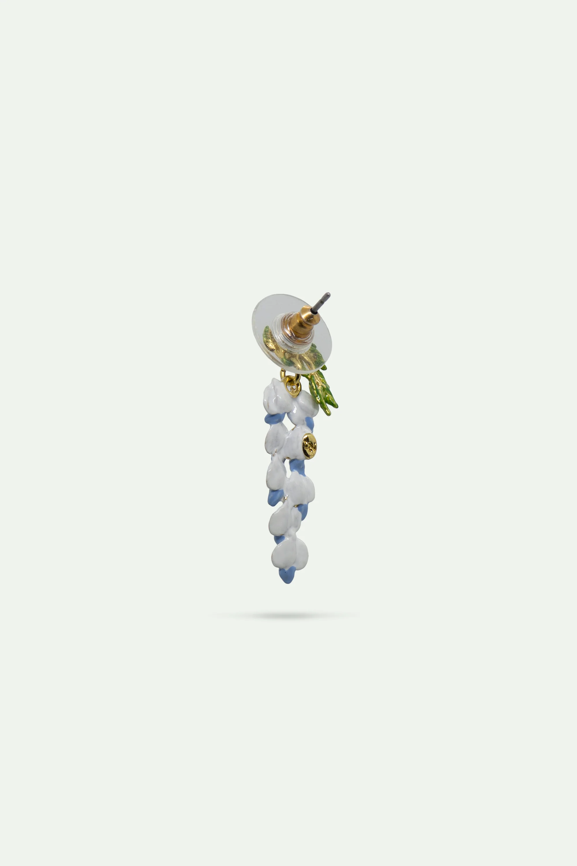 Wisteria and Crystal Post Earrings - Image 3